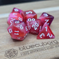 Red Clouds - Elemental Gem - Acrylic Dice Set