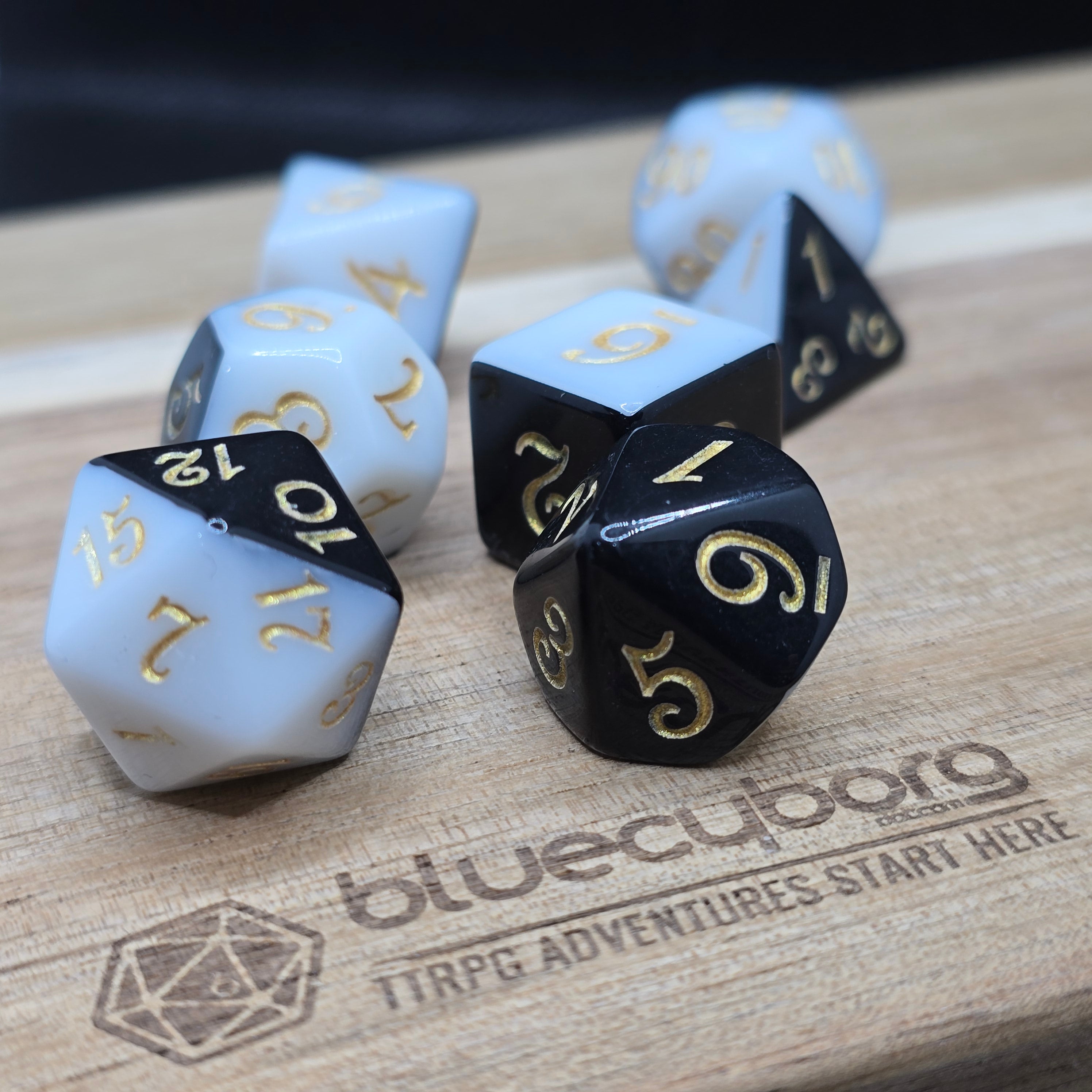 Shadowlight  - Duplicity - Acrylic Dice Set