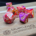 Sunset Sorbet - Marble - Acrylic Dice Set