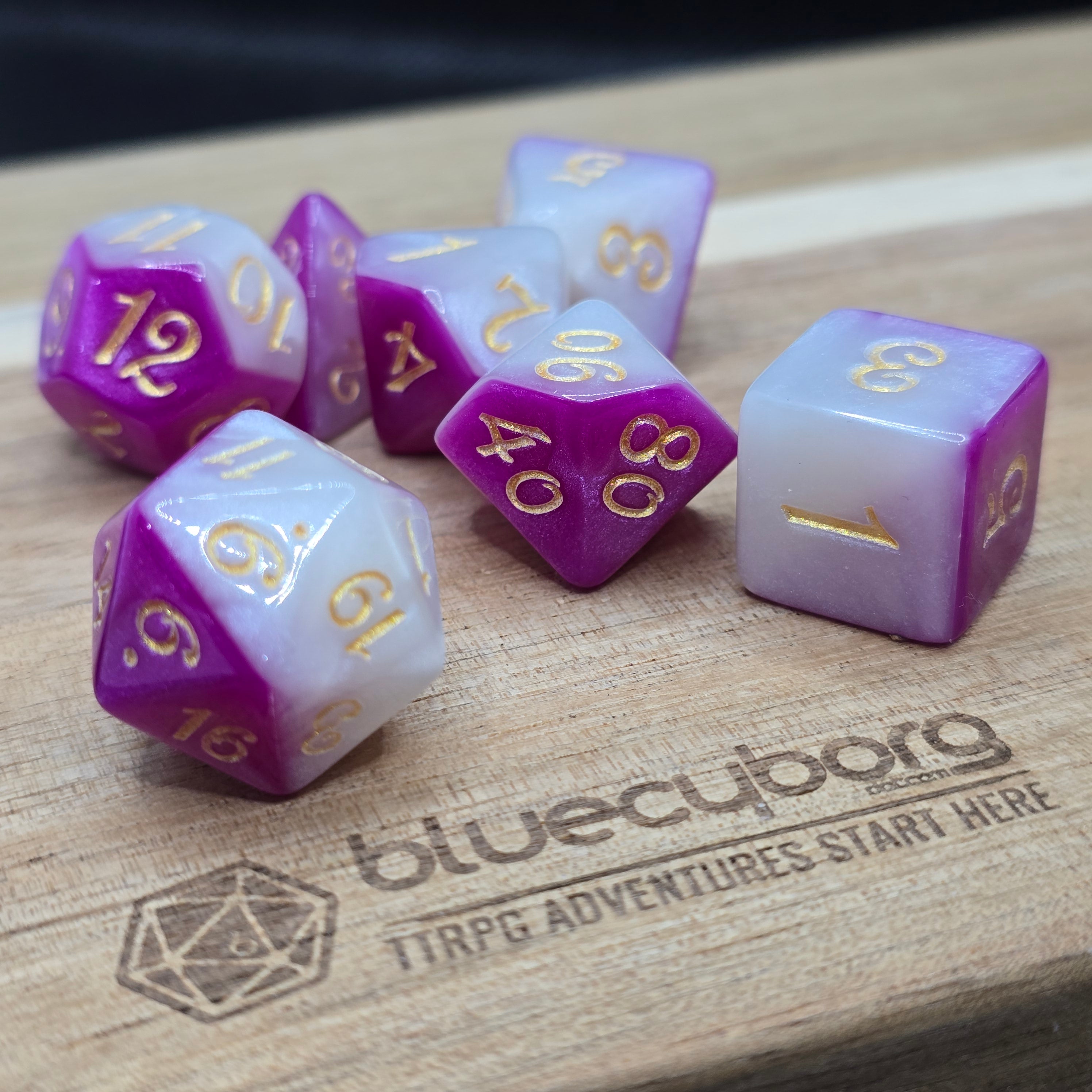 Blushlight - Duplicity - Acrylic Dice Set