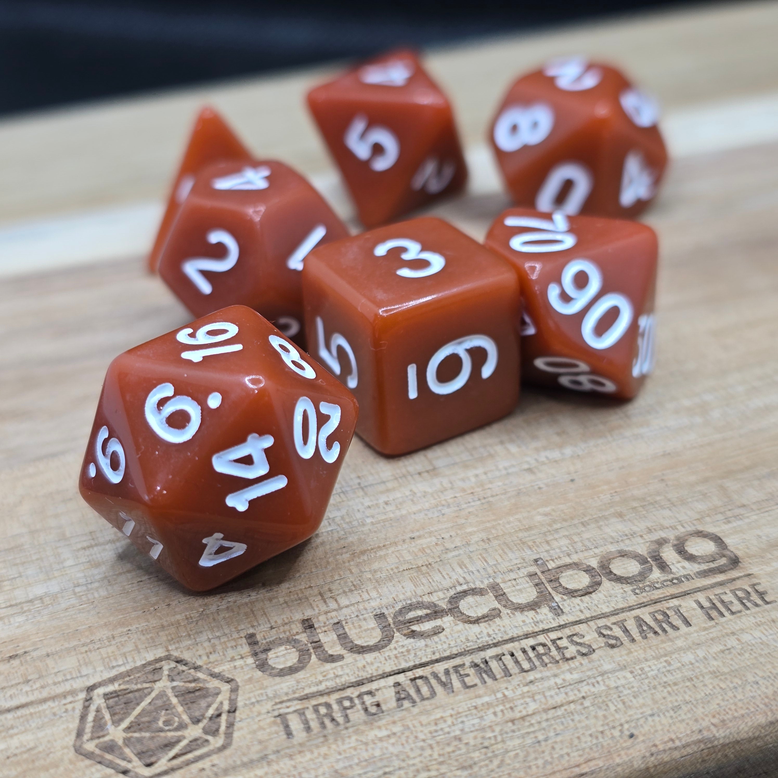 Earthcore - Opaque - Acrylic Dice Set