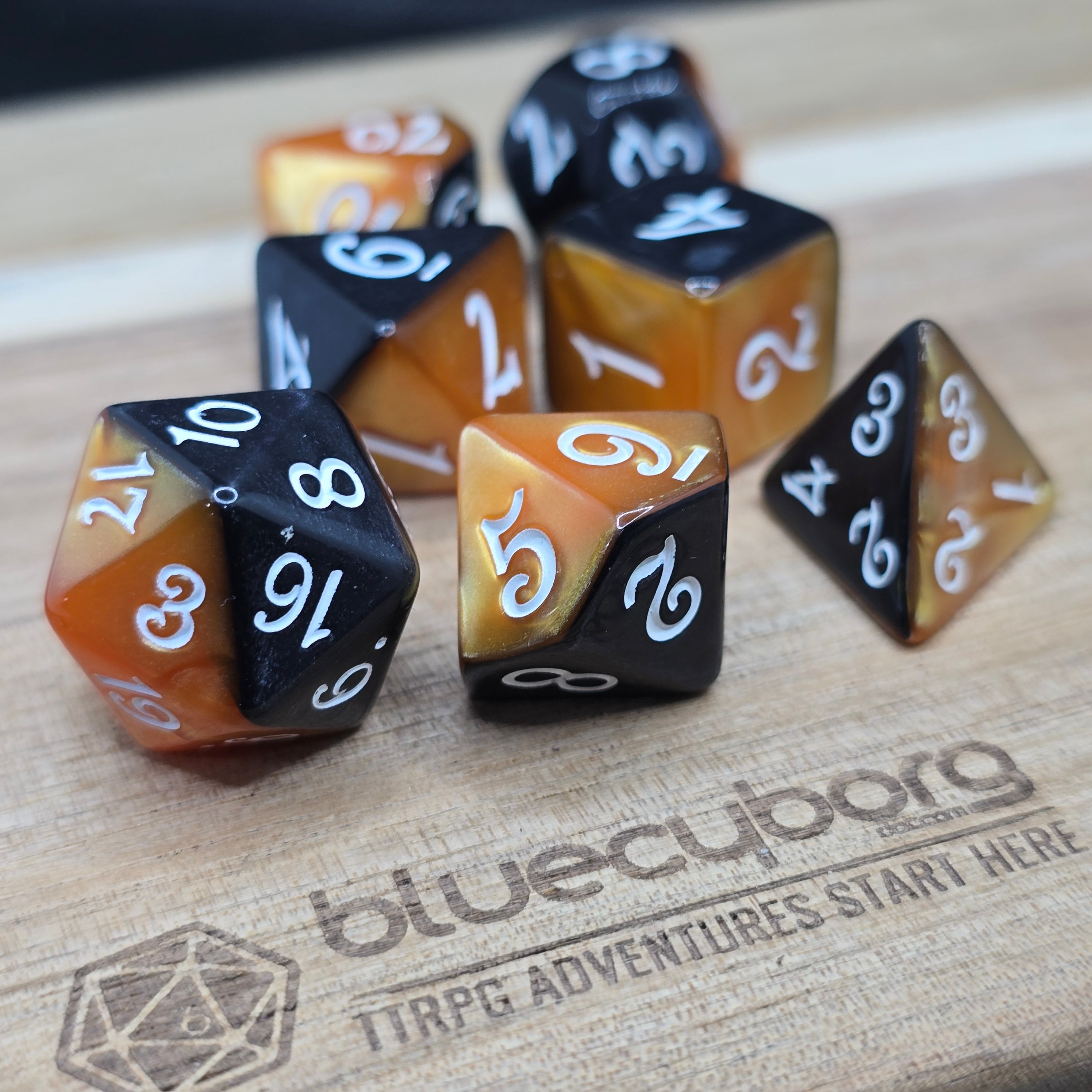 Ashflare - Duplicity - Acrylic Dice Set