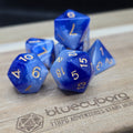 Blueberry Cosmos - Marble - Acrylic Dice Set