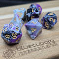 Midnight Amethyst - Marble - Acrylic Dice Set