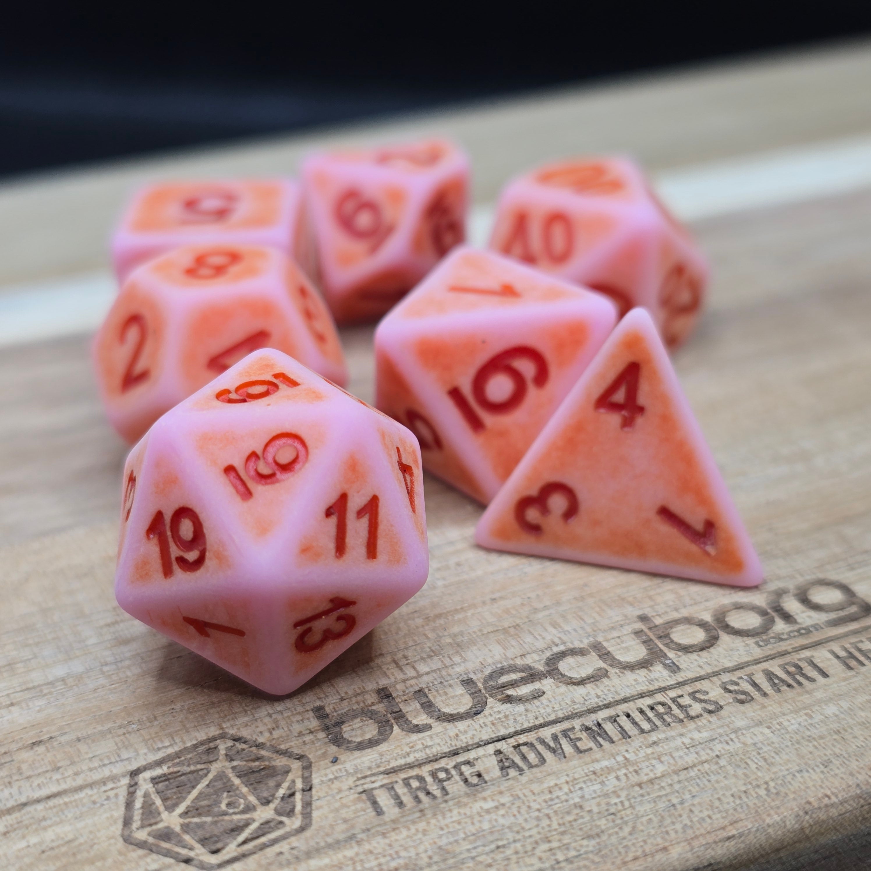 Maiden’s Memory - Ancient - Acrylic Dice Set