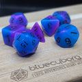 Ghosttide Azure - Glow In The Dark - Acrylic Dice Set