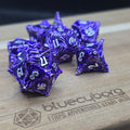 Vortex Portal - Purple - Metal Dice Set