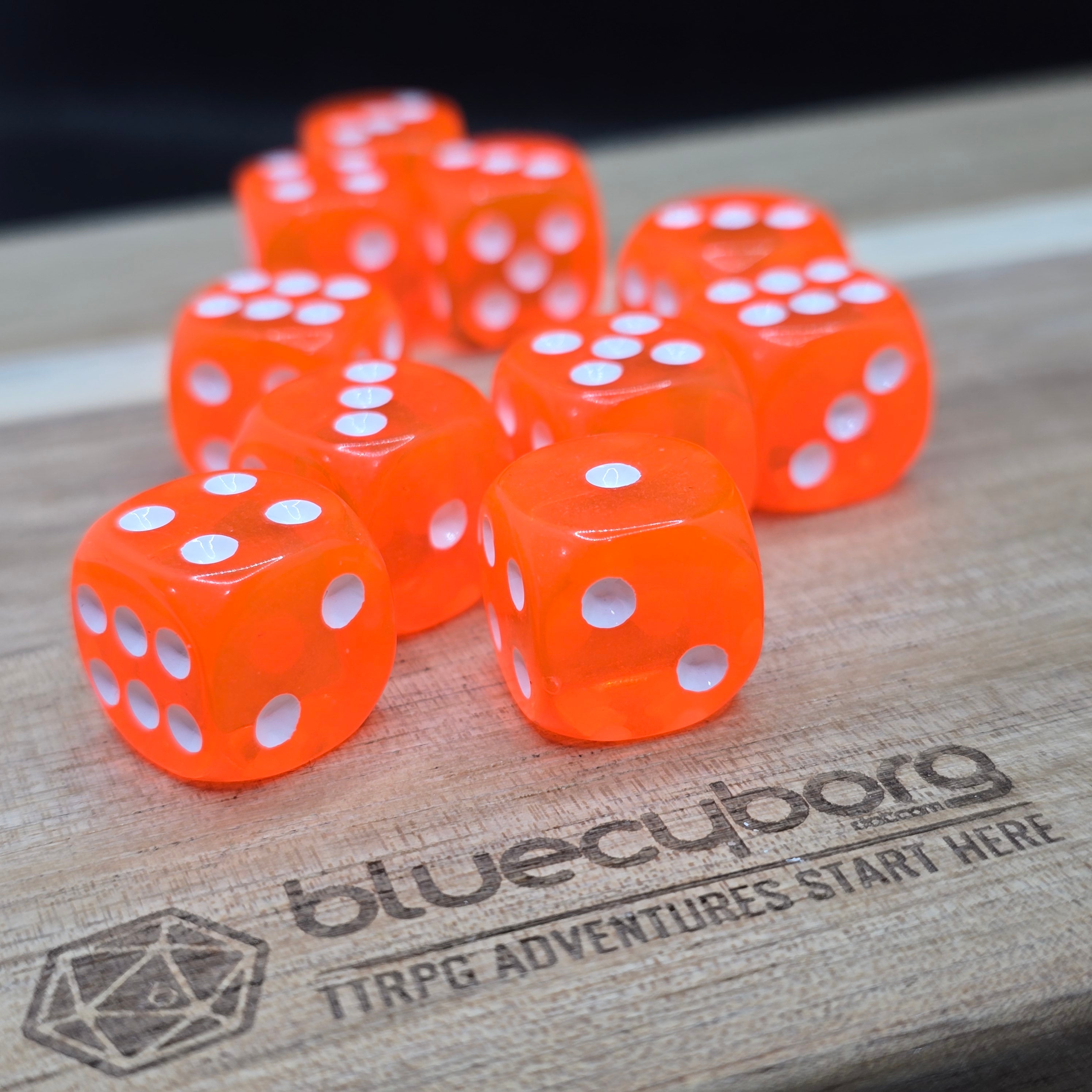 Blazestone - Acrylic D6 Dice Set