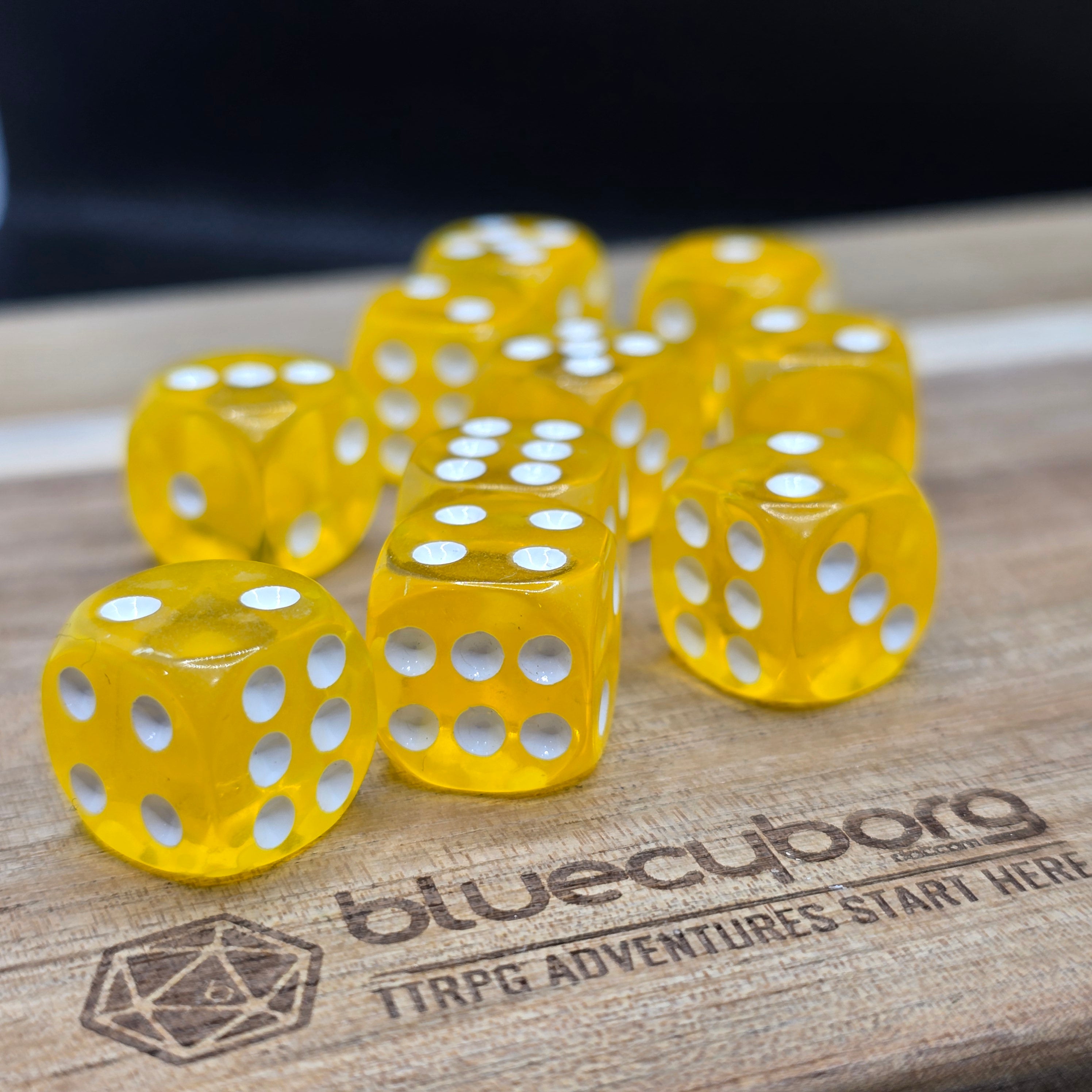 Sunshard - Acrylic D6 Dice Set