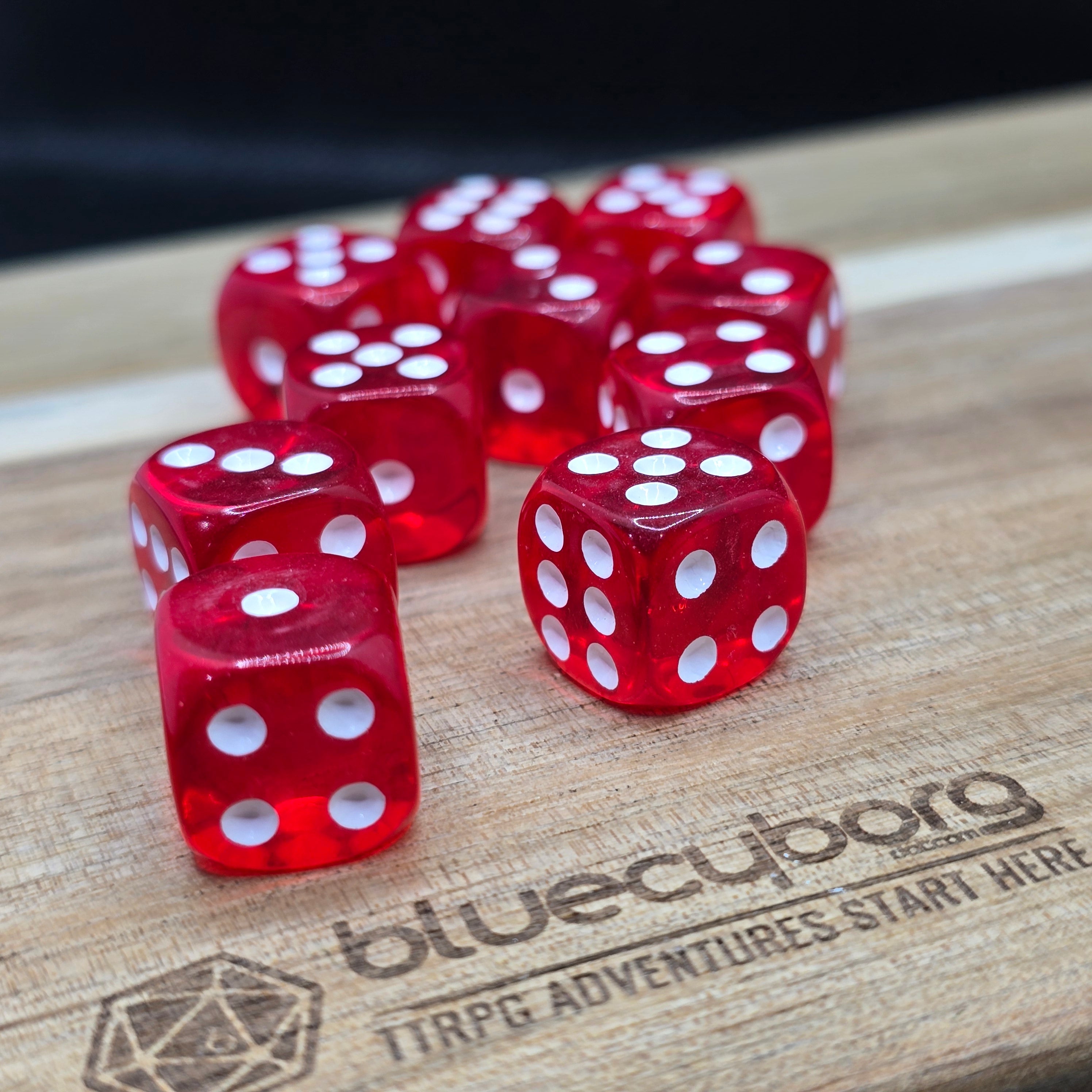 Blazegleam - Acrylic D6 Dice Set