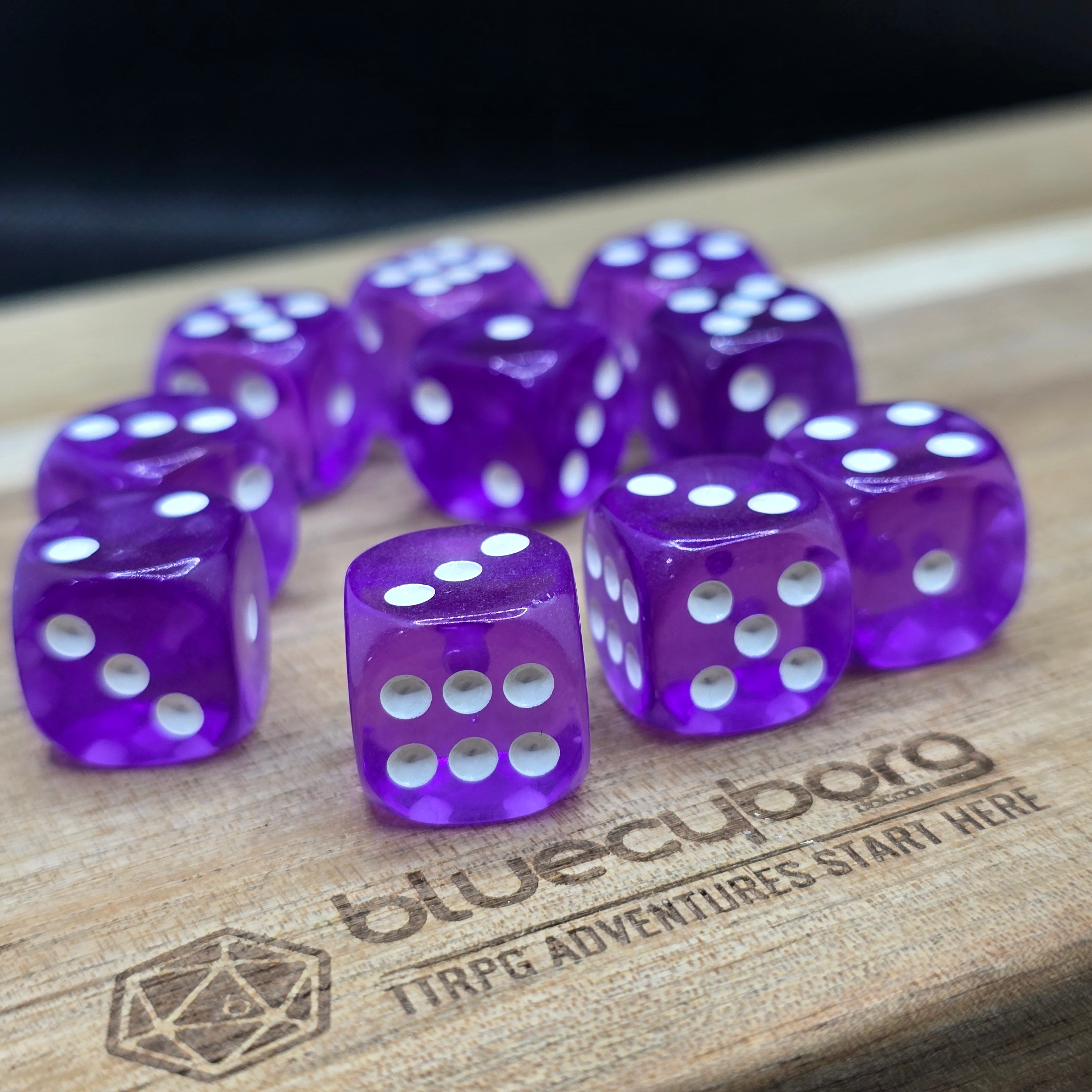 Spellglass - Acrylic D6 Dice Set