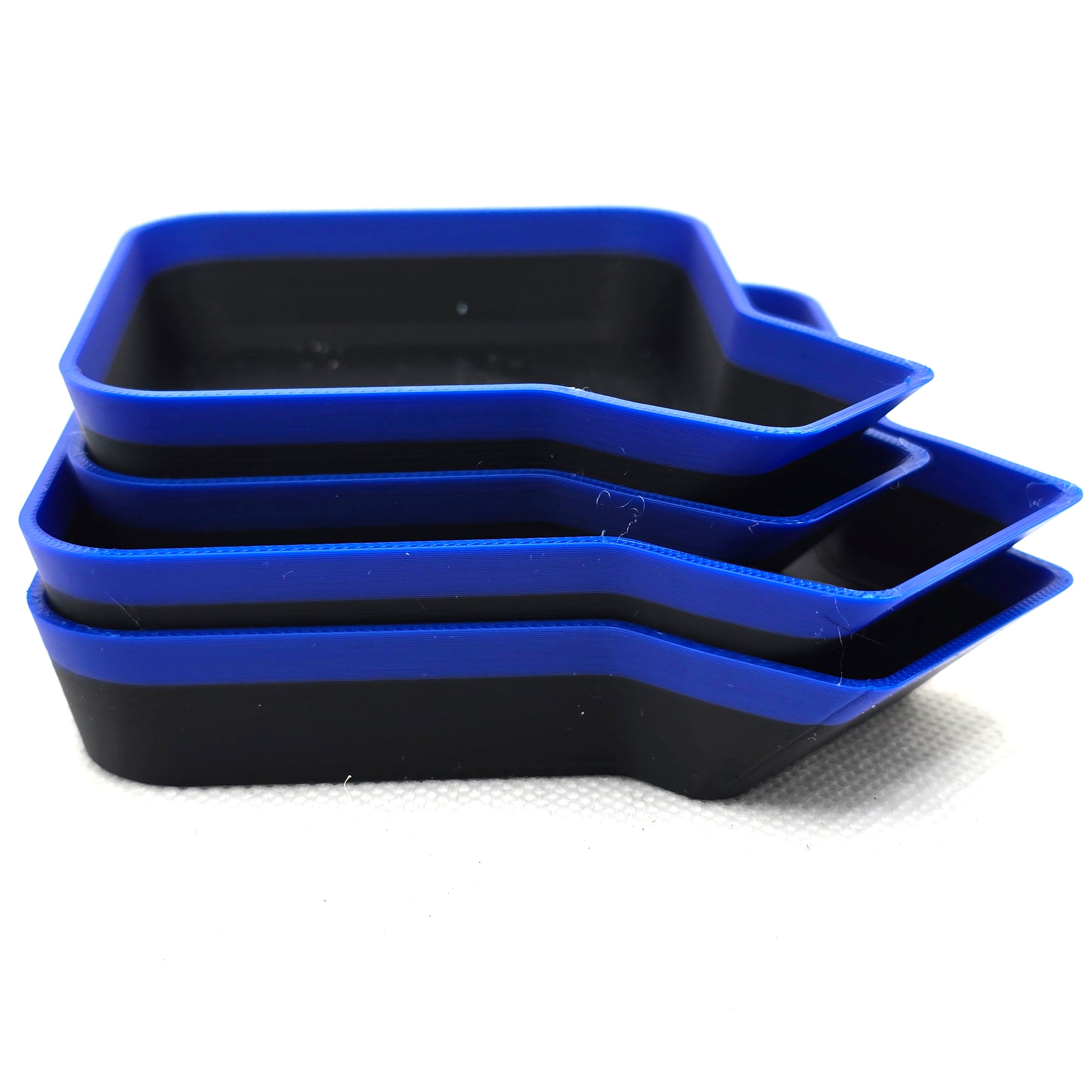 Stackable Board Game Token Tray With Funnel