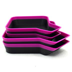 Stackable Board Game Token Tray With Funnel