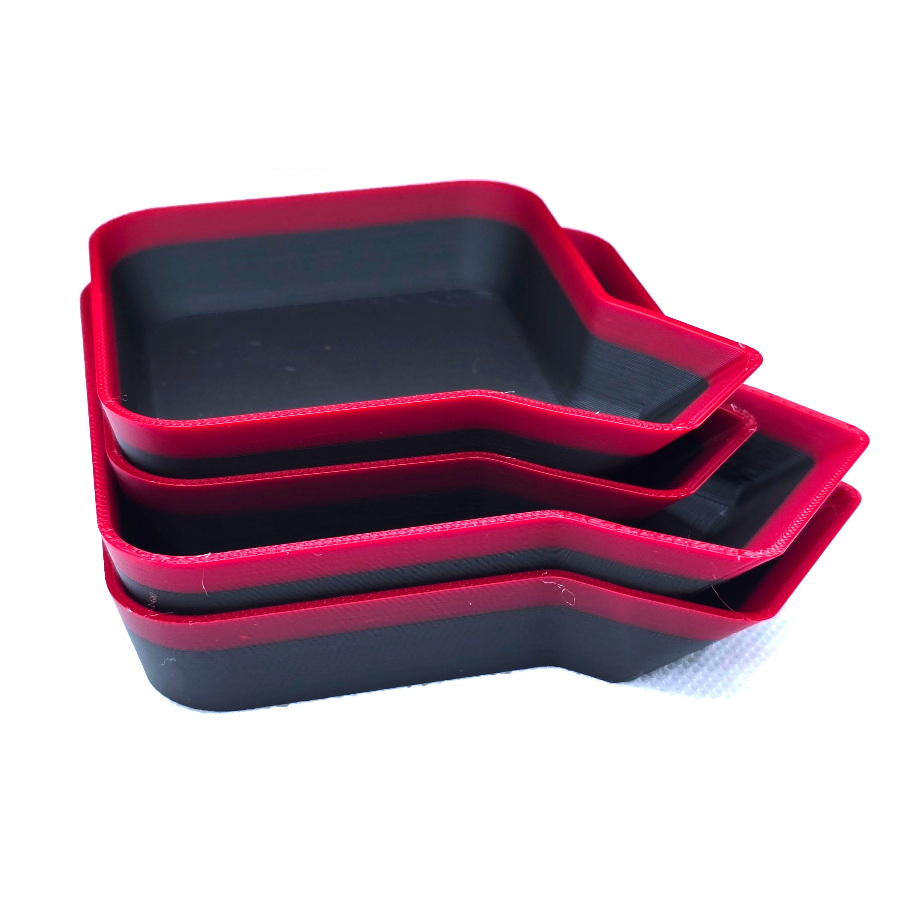 Stackable Board Game Token Tray With Funnel