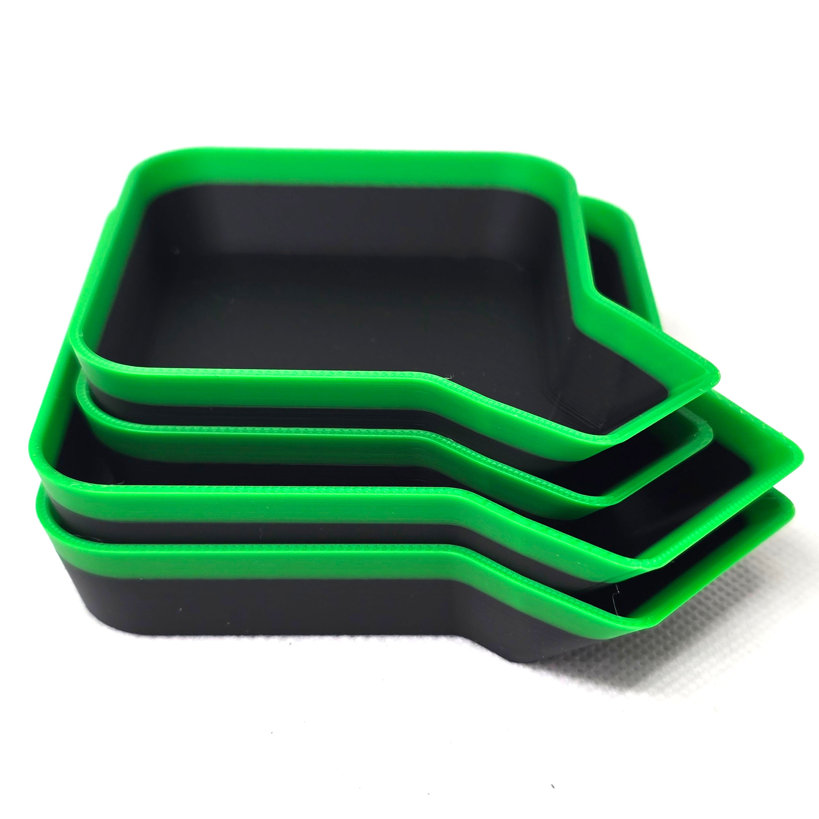 Stackable Board Game Token Tray With Funnel