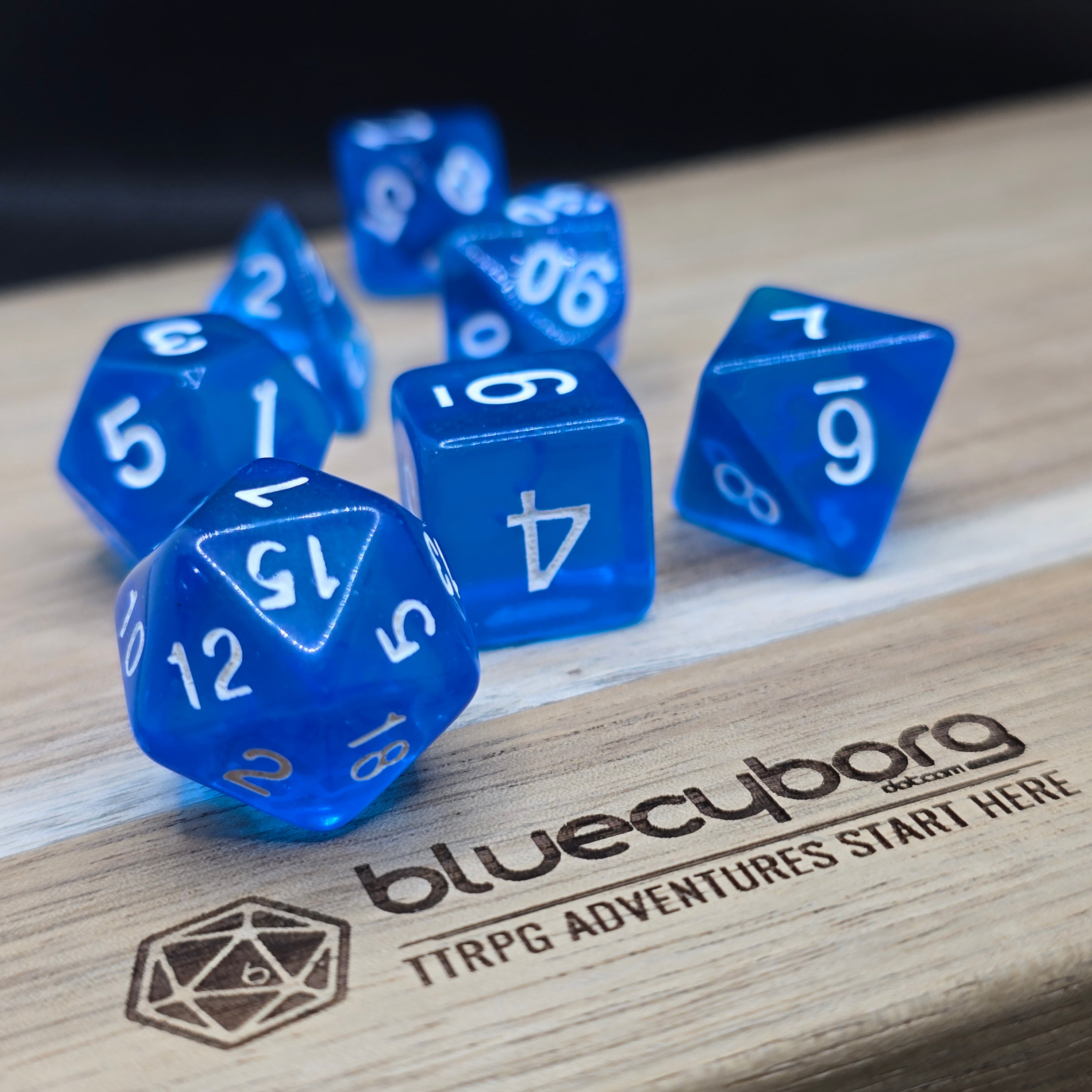 Frostwake Echoes - Gem - Acrylic Dice Set