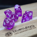 Amethyst Echoes - Gem - Acrylic Dice Set