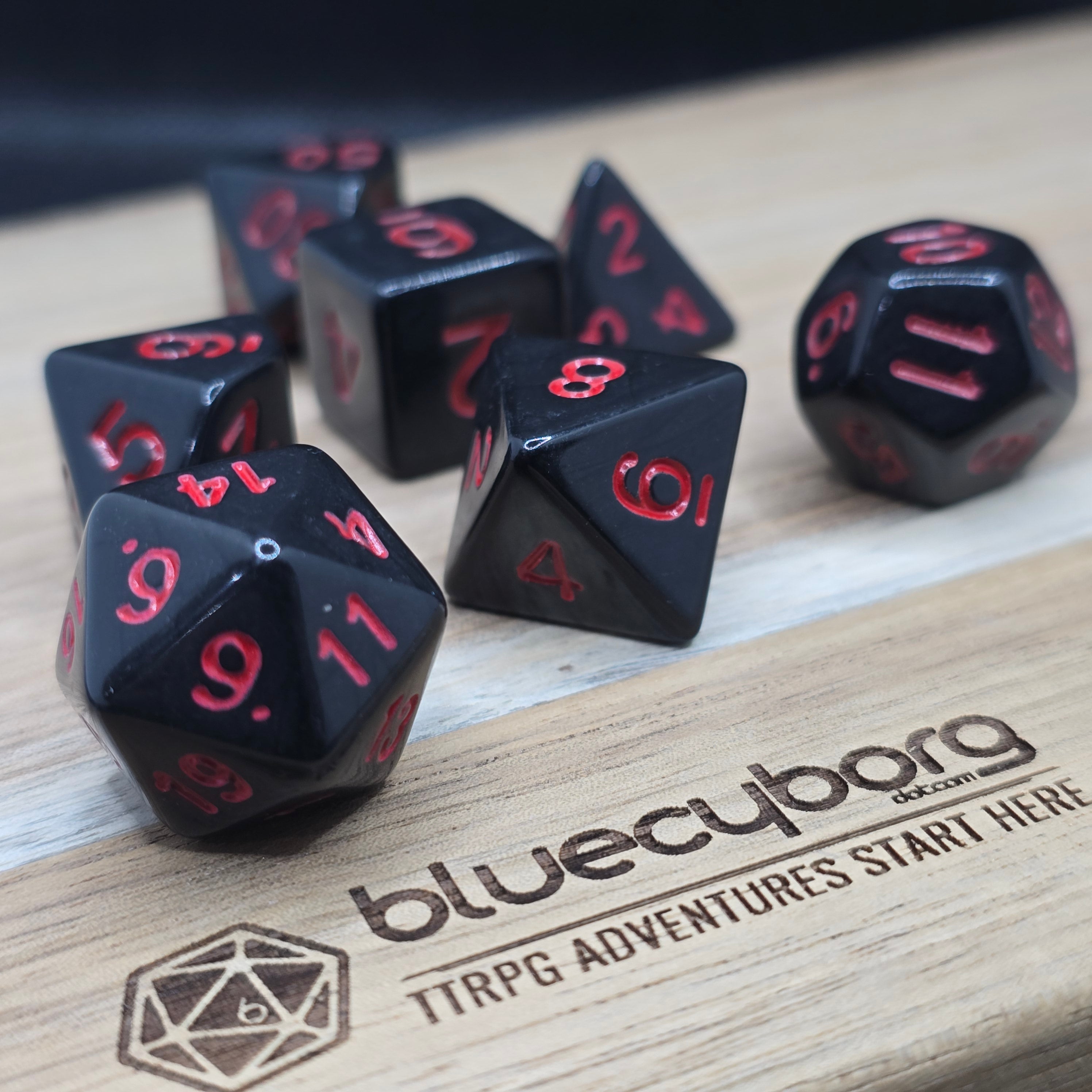 Bloodmark Protocol - Opaque - Acrylic Dice Set