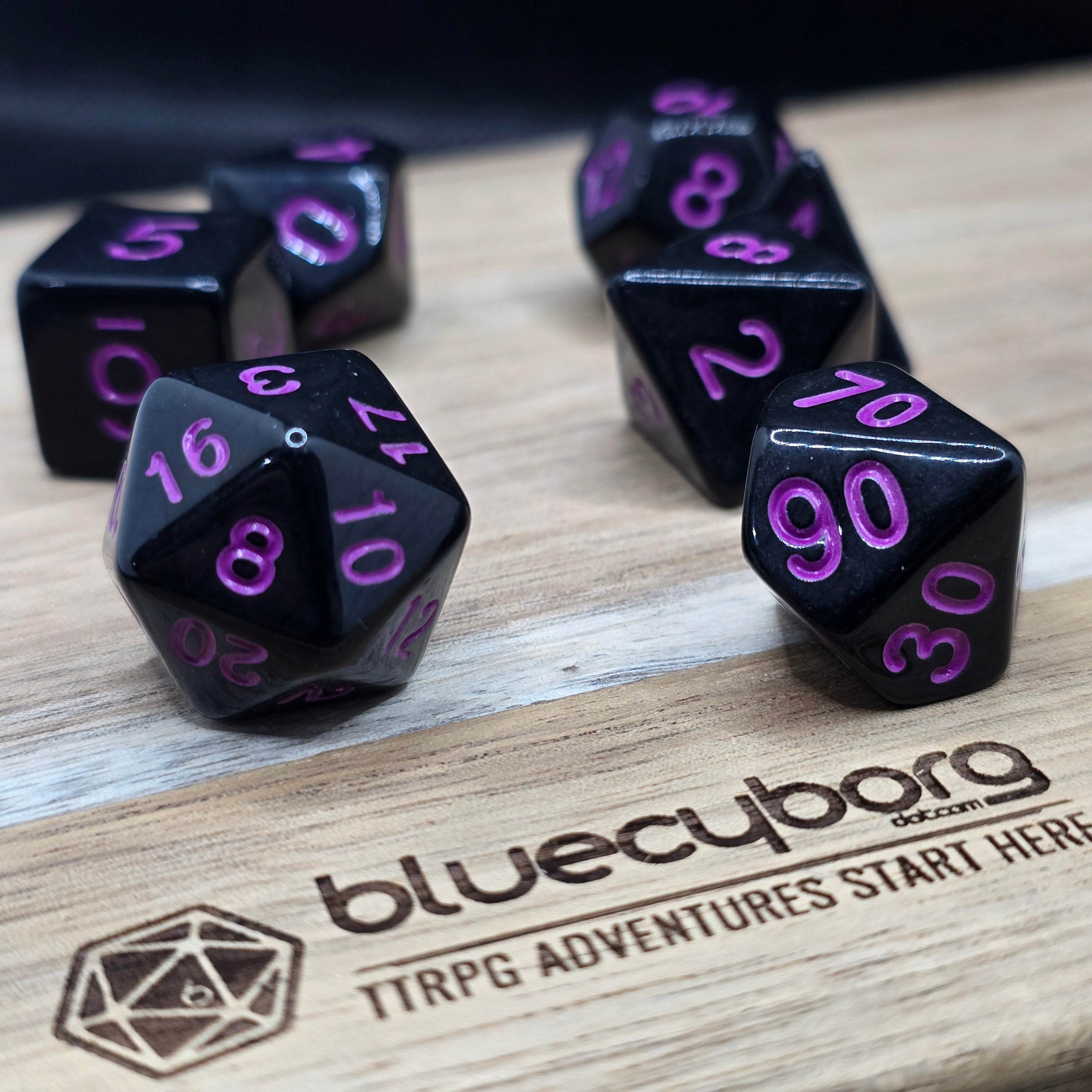 Shadow Sigil - Opaque - Acrylic Dice Set