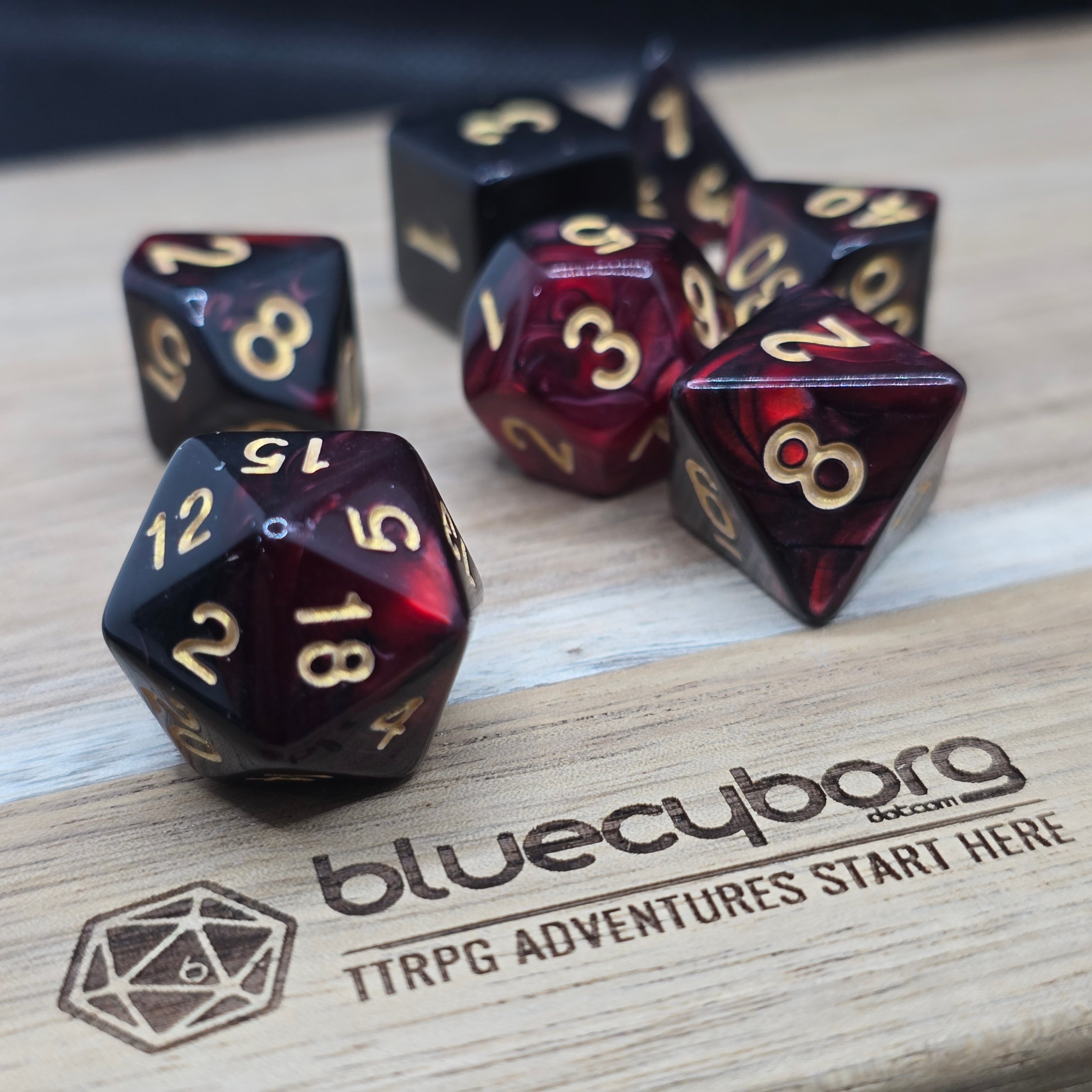 Embergrave Pulse - Elemental - Acrylic Dice Set