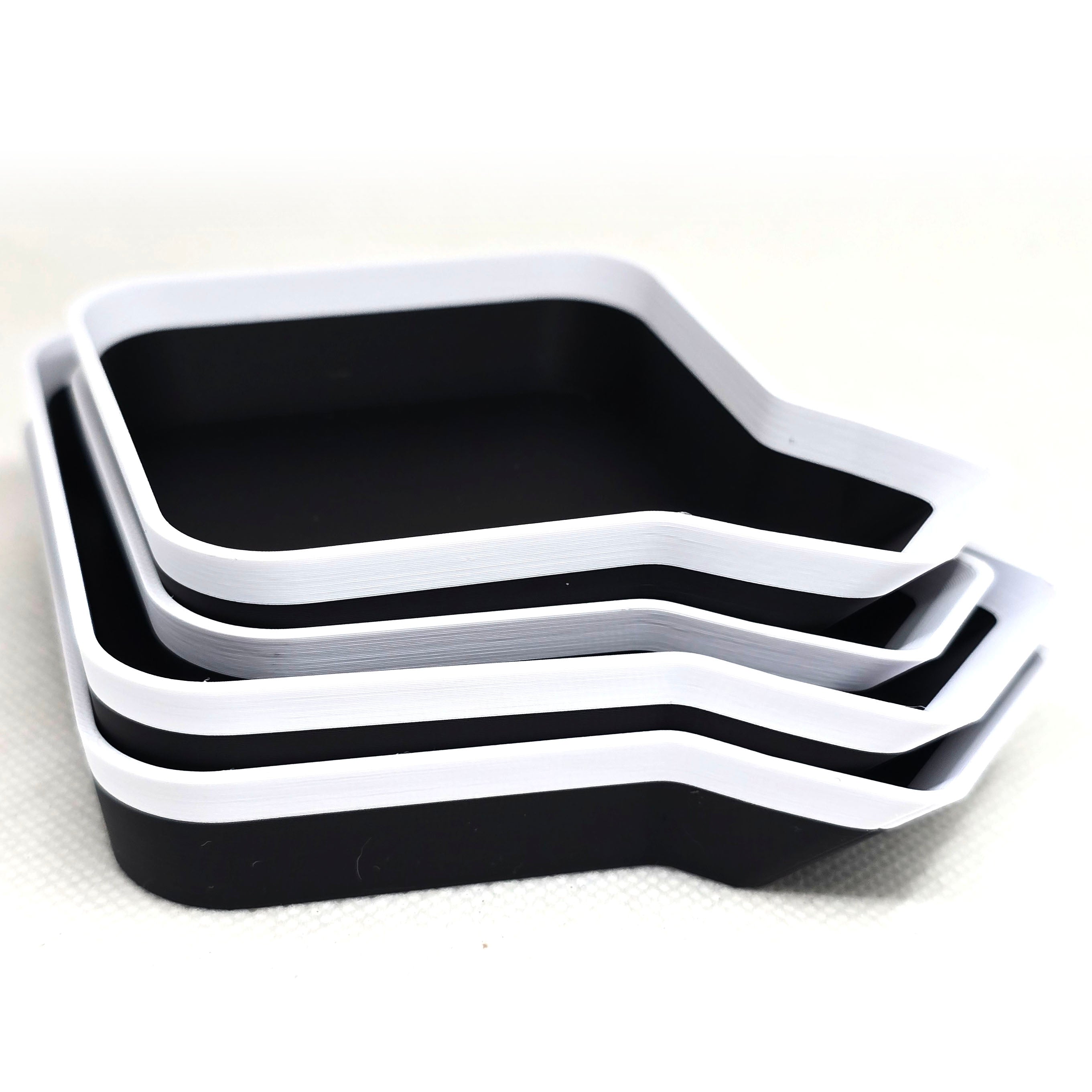 Stackable Board Game Token Tray With Funnel
