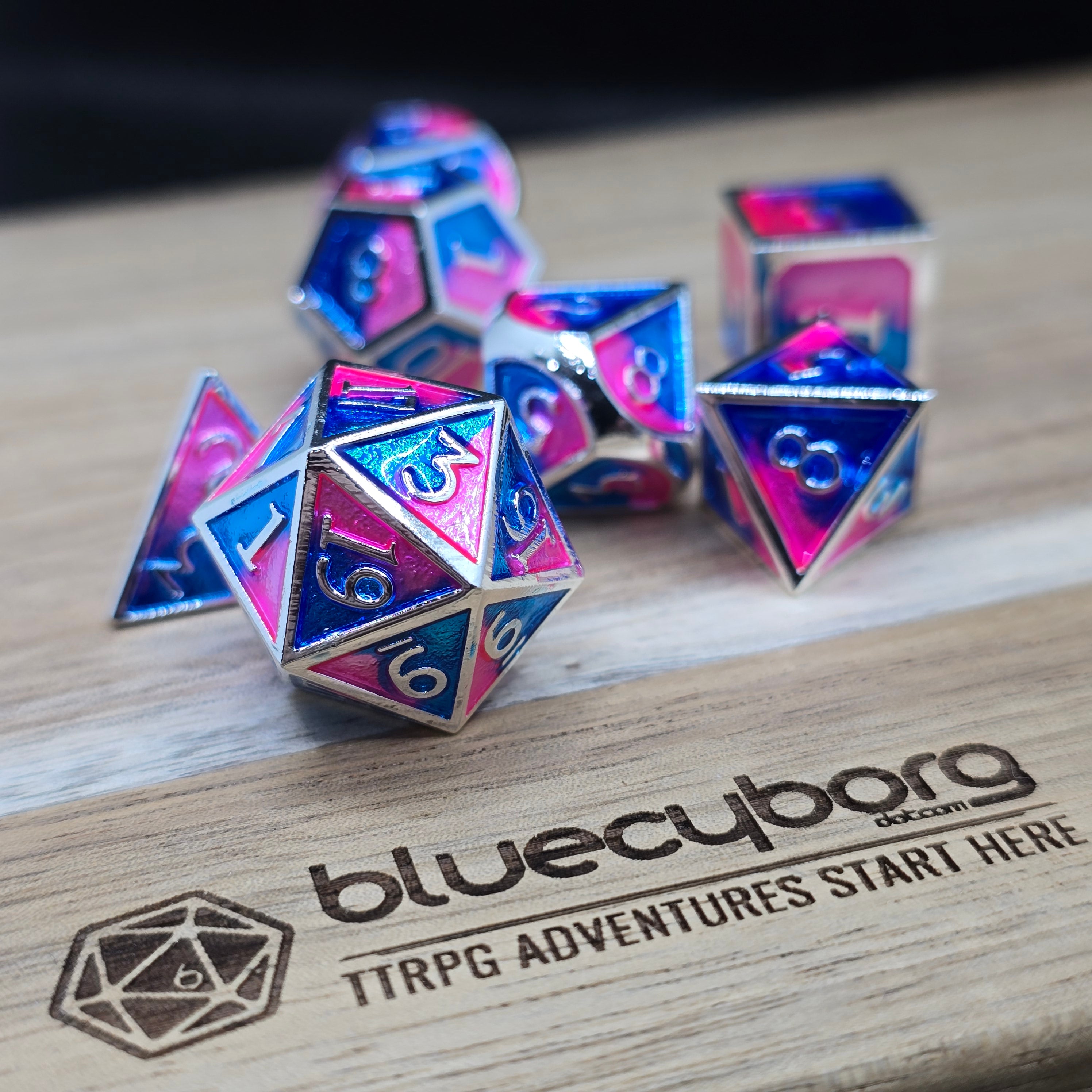 Fluxveil Bumpers - Metal Dice Set