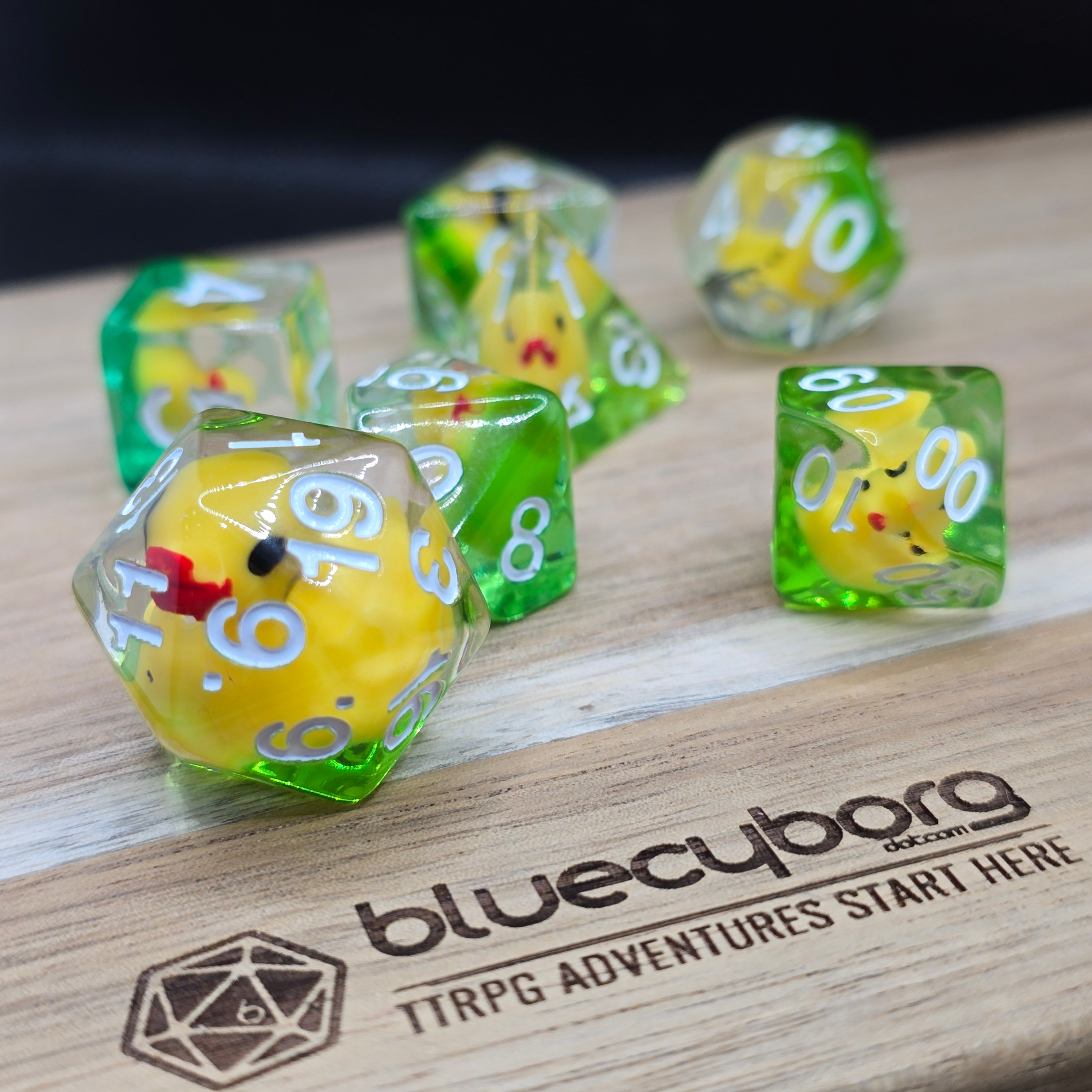 Sunpond Spritelings - Soft Edge Duck - Resin Dice Set
