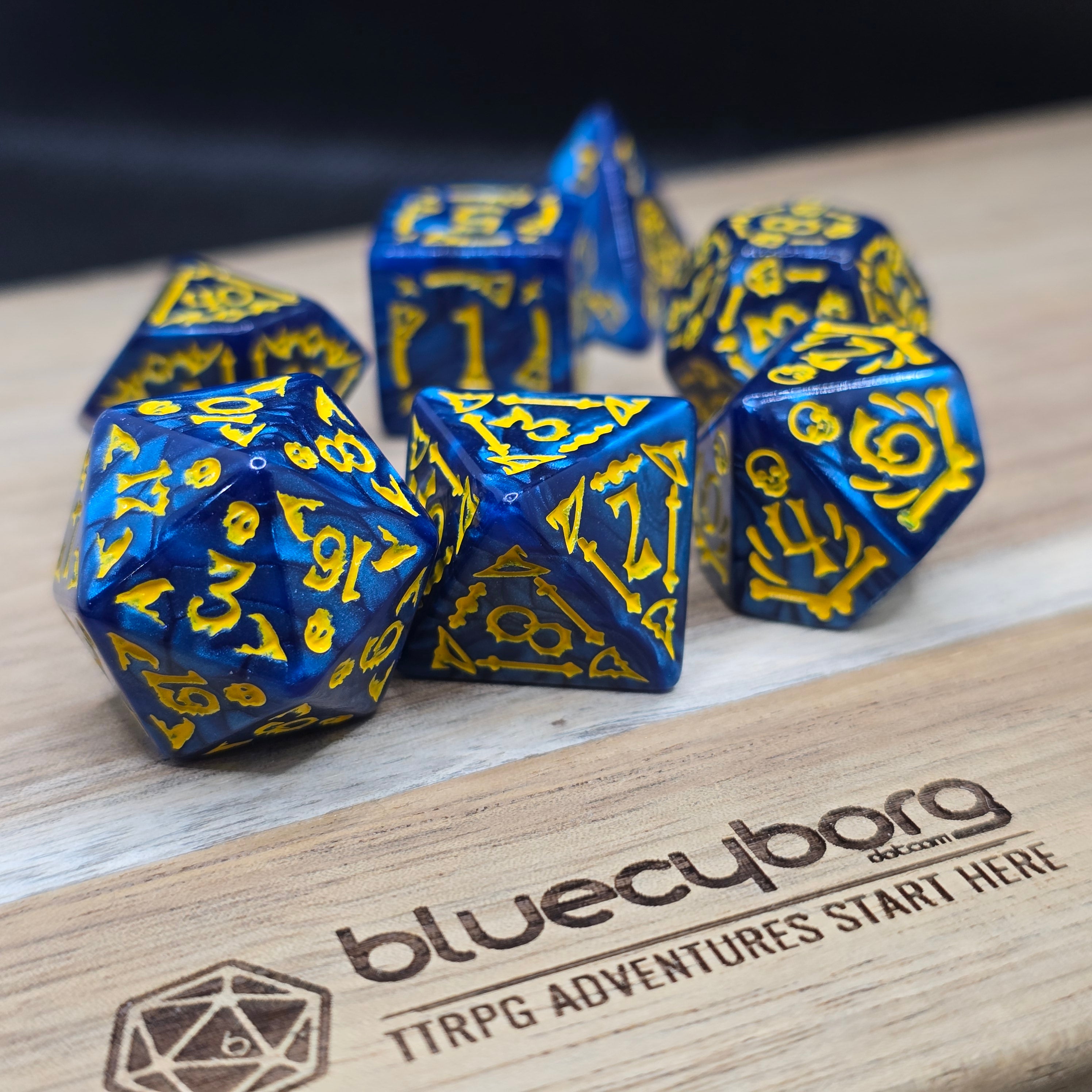 Spectral Zenith - Ghastly Aurora - Acrylic Dice Set