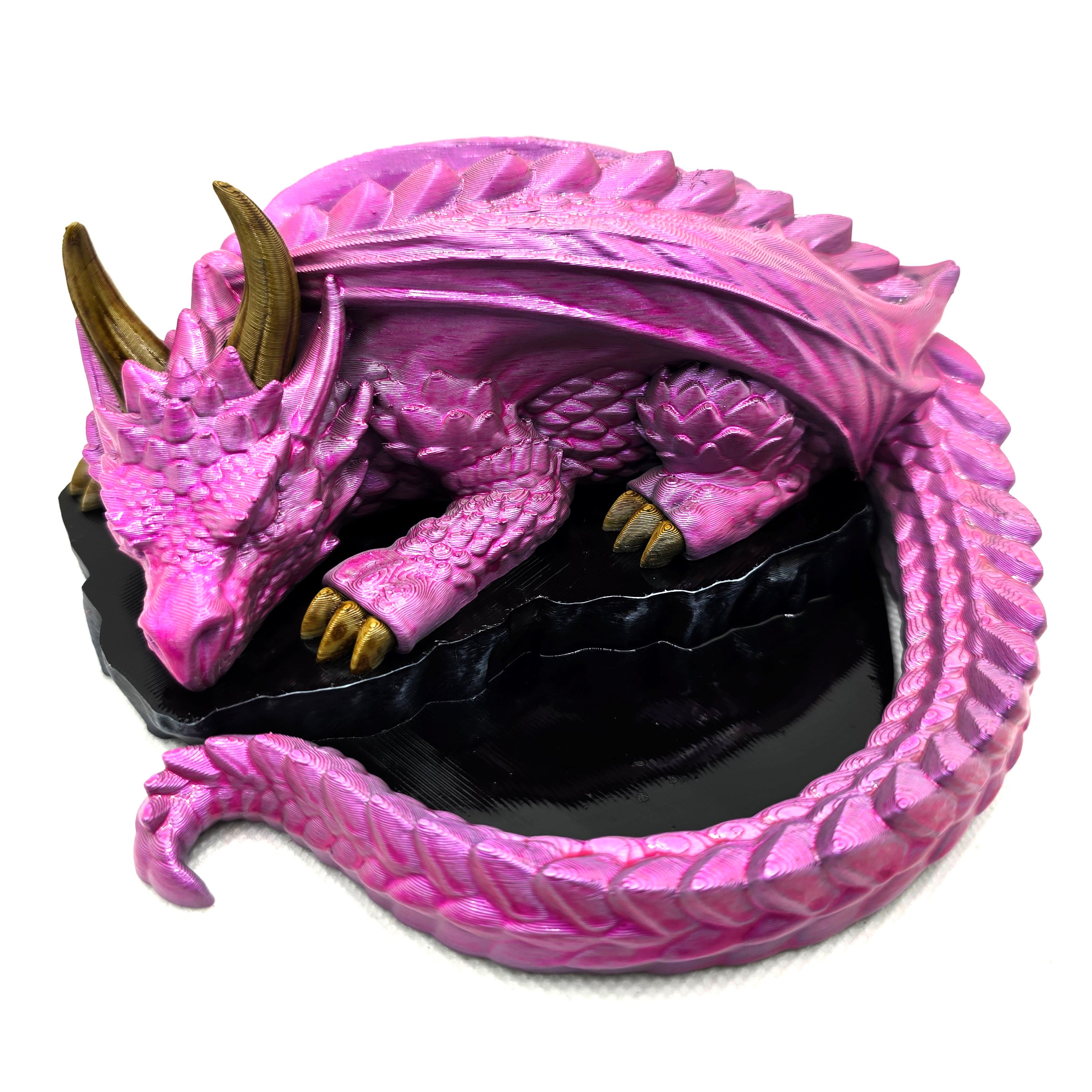 Nap Twenty Dice Holder - Hand Painted Dice Guardian - Juliet