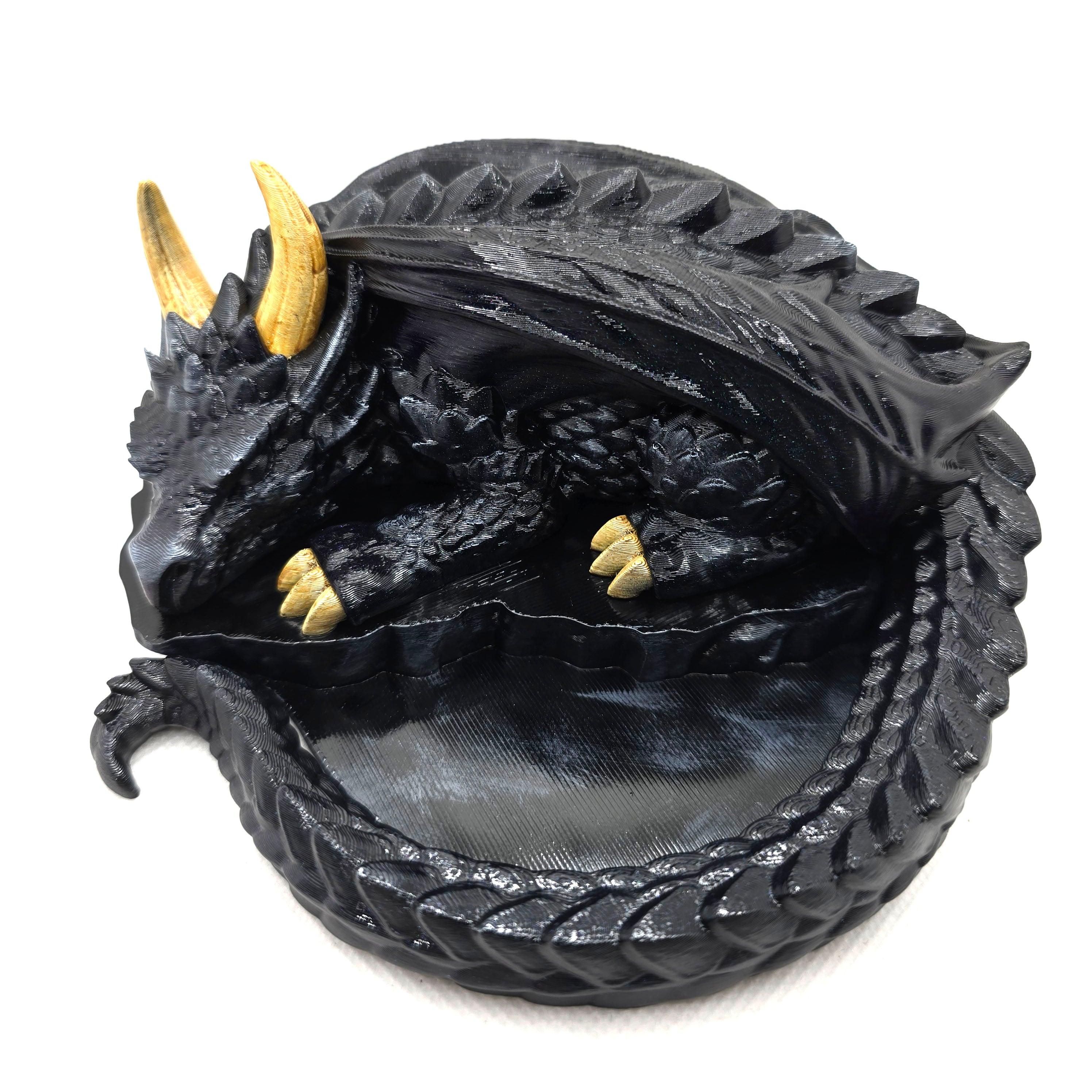 Nap Twenty Dice Holder - Hand Painted Dice Guardian - Skyrat