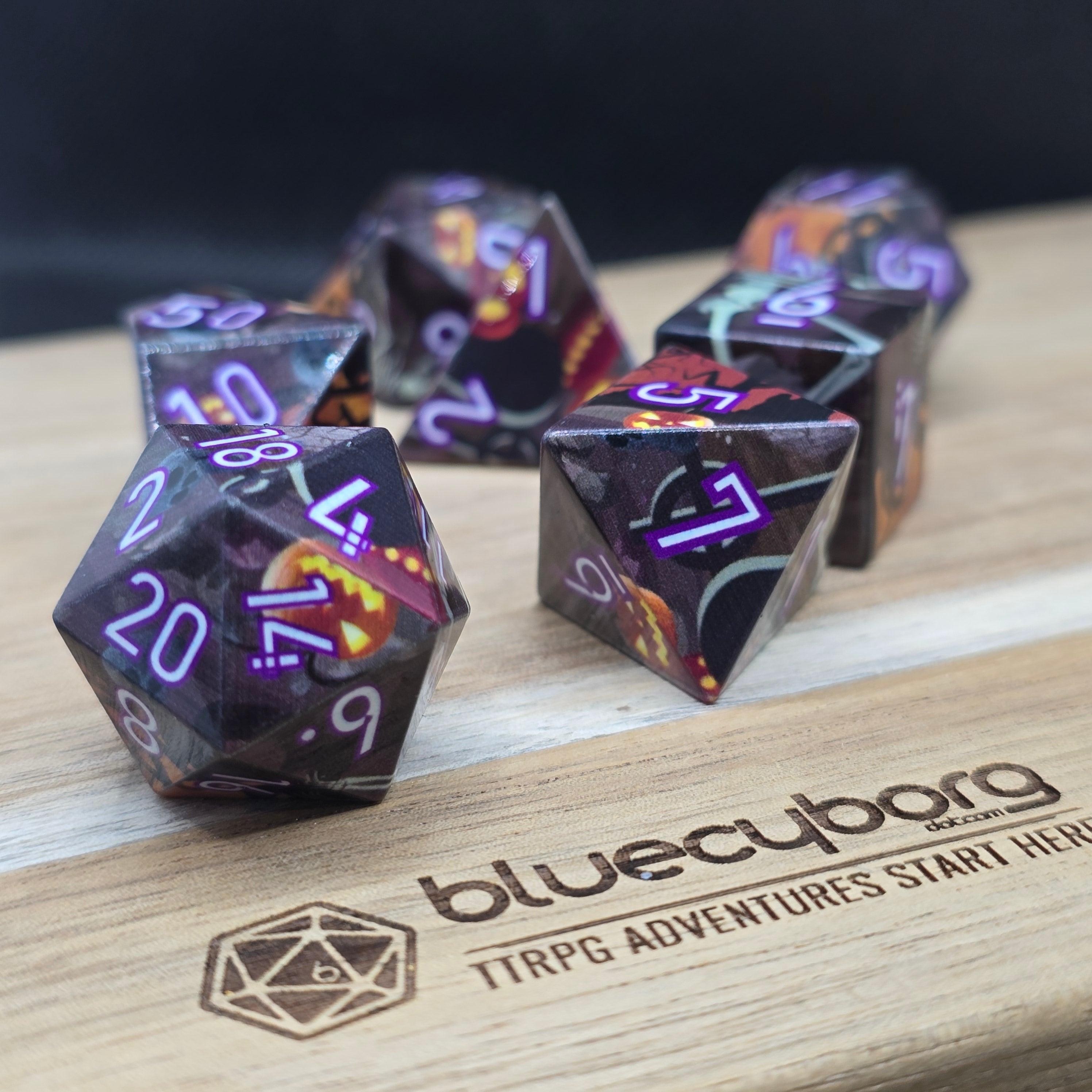 Trick & Terror - Printed - Acrylic Dice Set