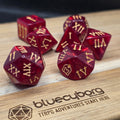 Legio Rubra - Roman Numeral - Acrylic Dice Set