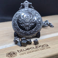 Mini Metal Dice Set With Pocket Watch Case - Chinese Dragon