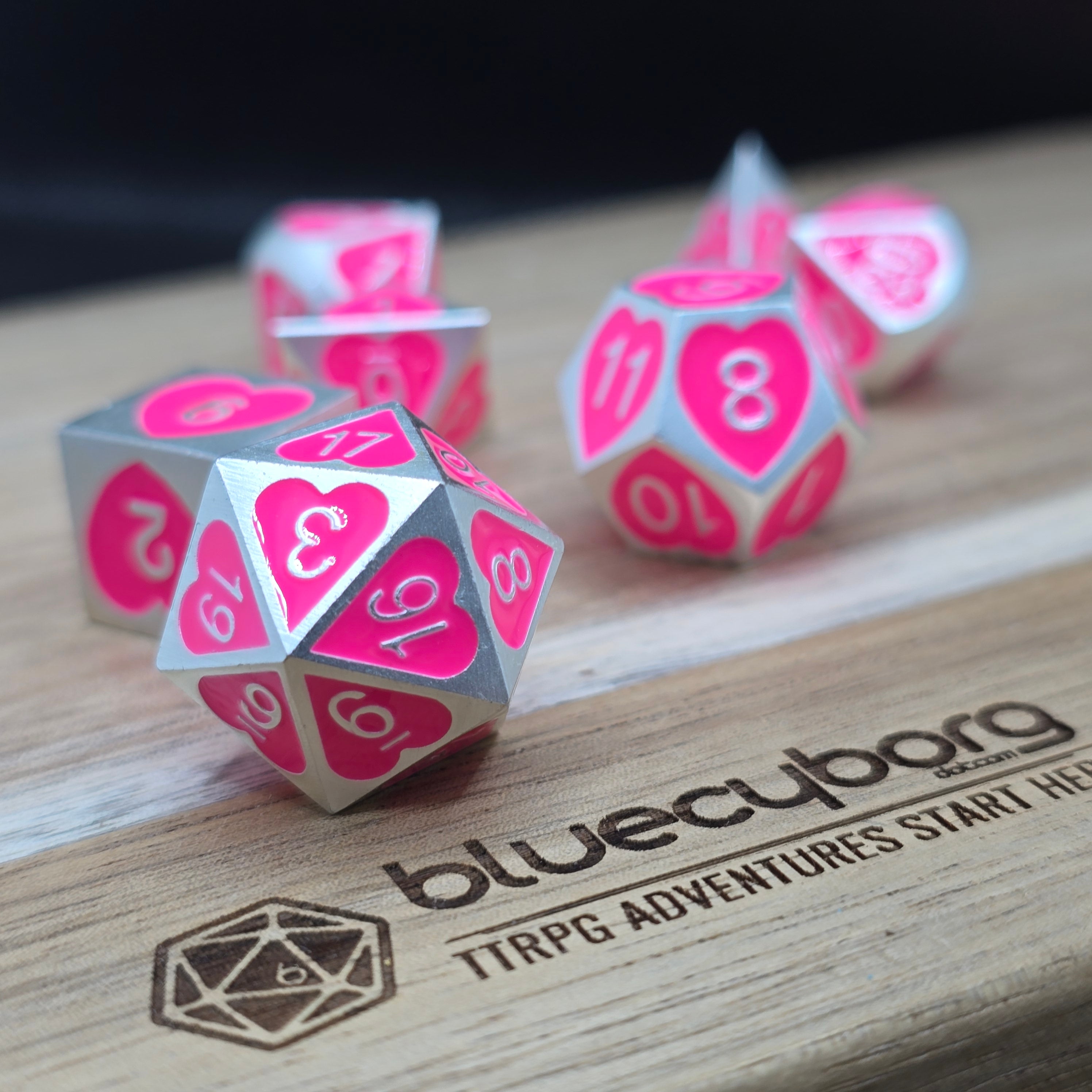 Love’s Critical Hit - Metal Dice Set