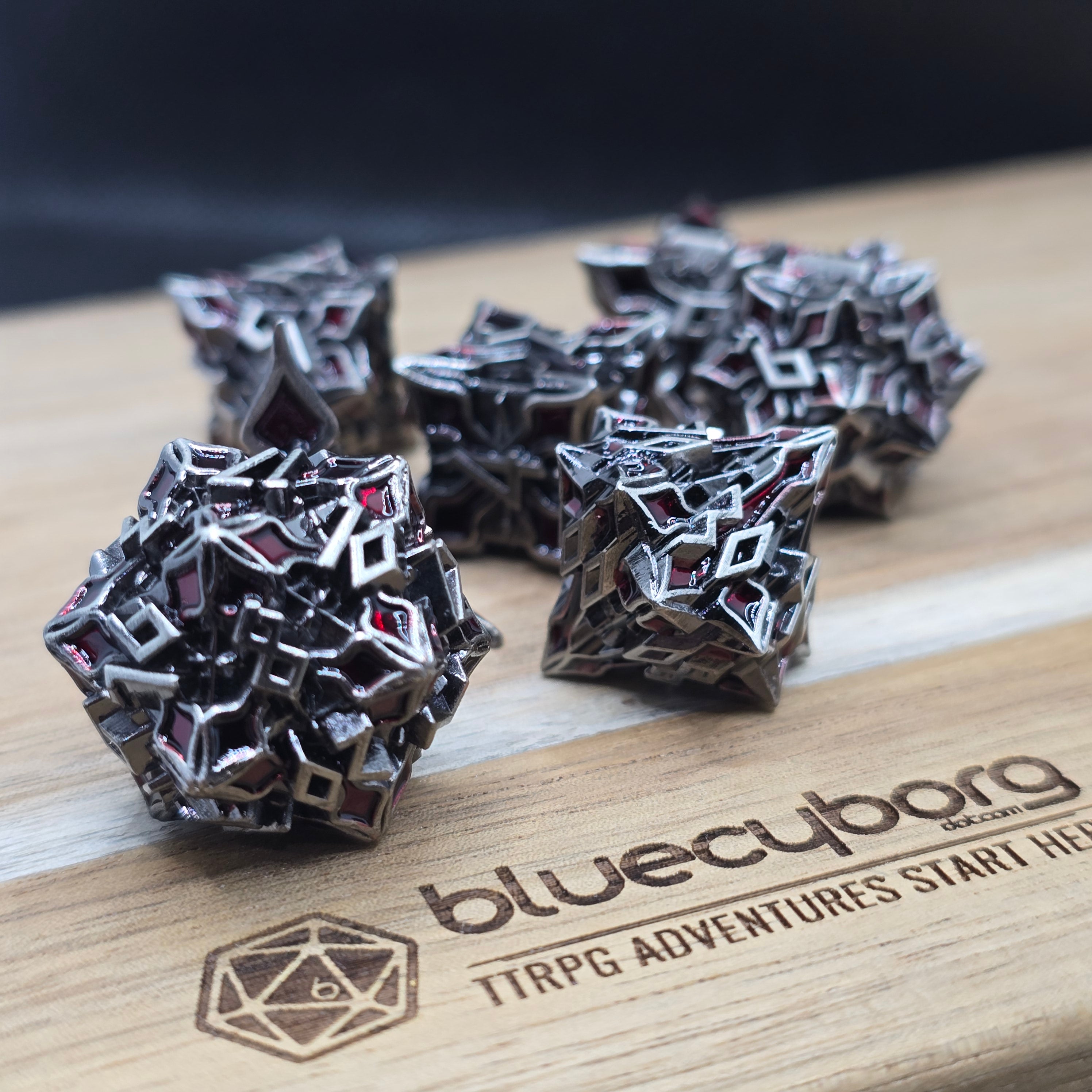 Norse Gods - Mani - Metal Dice Set