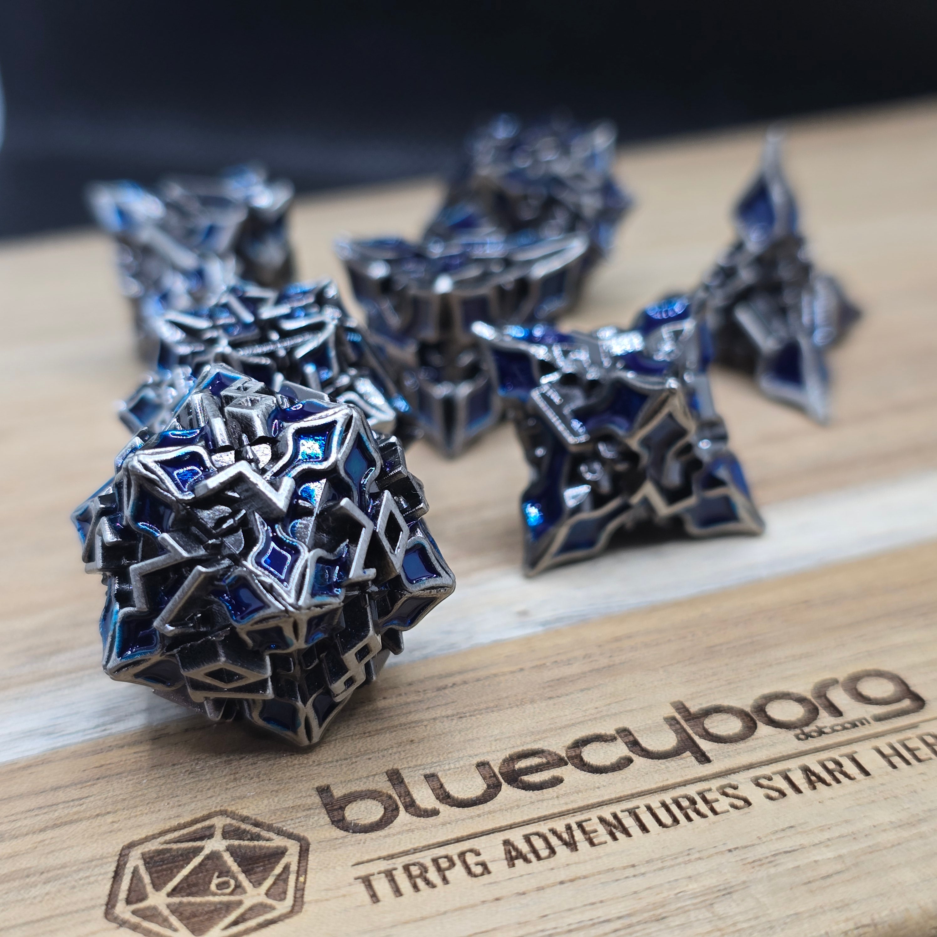 Norse Gods - Nott - Metal Dice Set