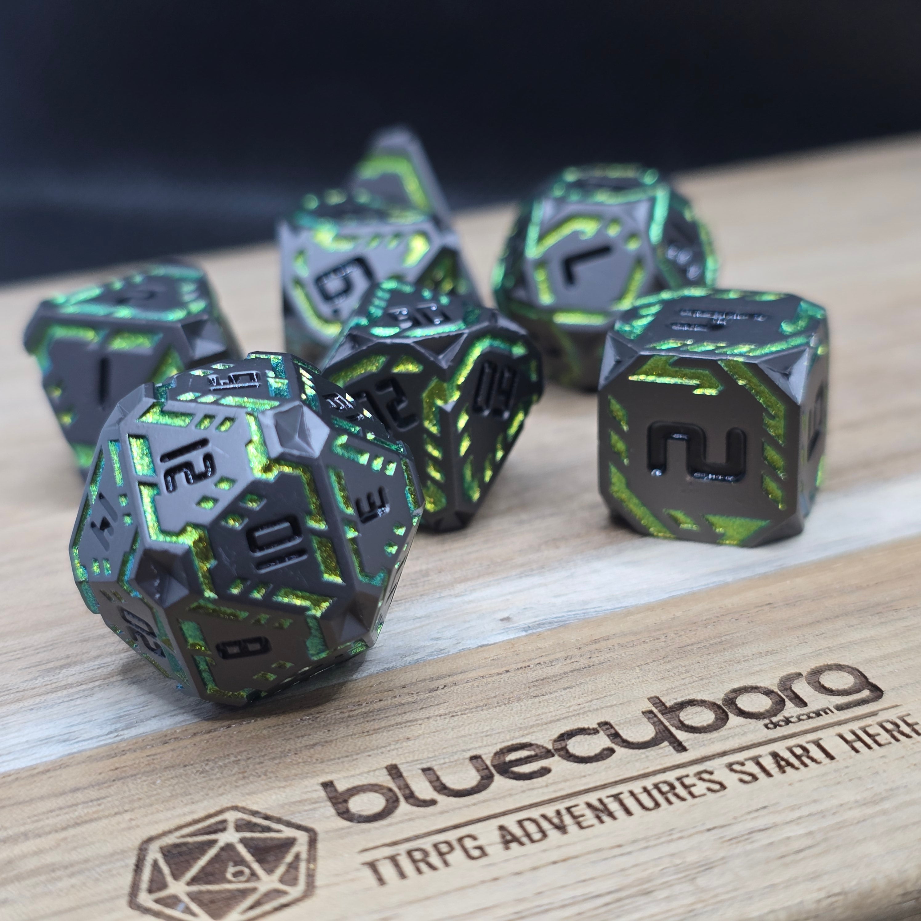 Cyberpunk - Metal Dice Set