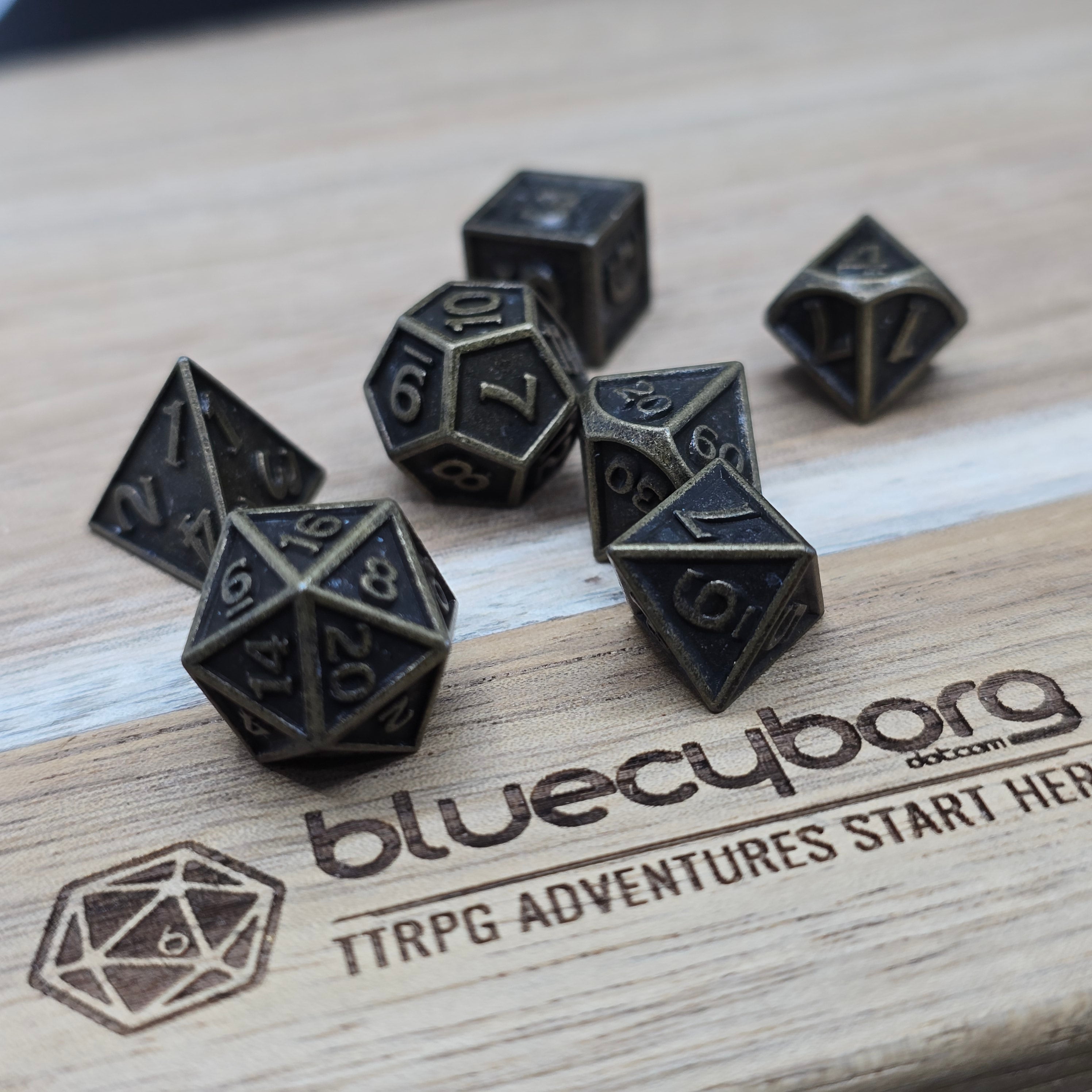 Echoes of Gold - Metal - Mini Dice Set