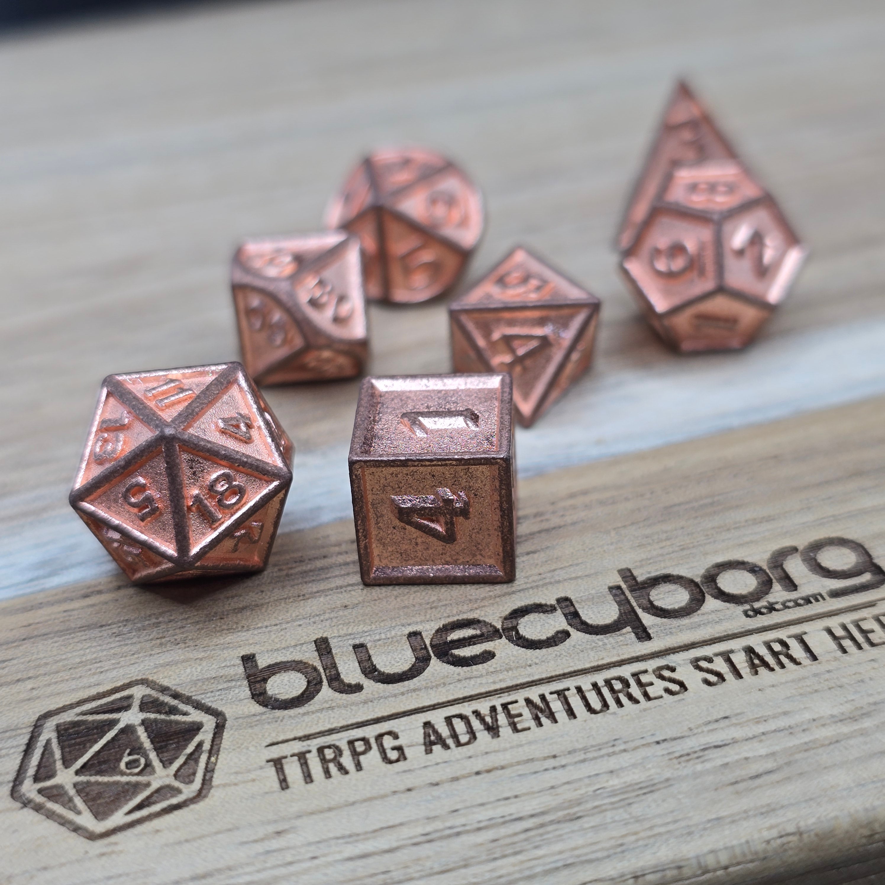 Echoes of Copper - Metal - Mini Dice Set