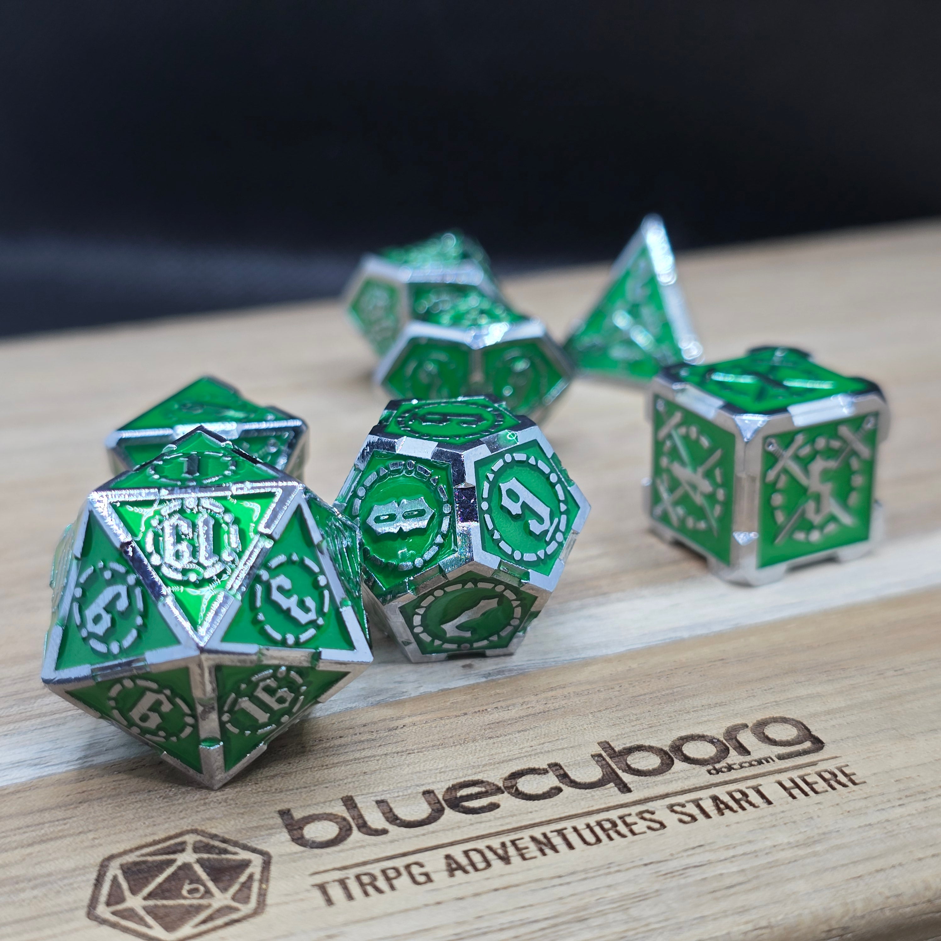 Briarclad Warrior - Metal Dice Set