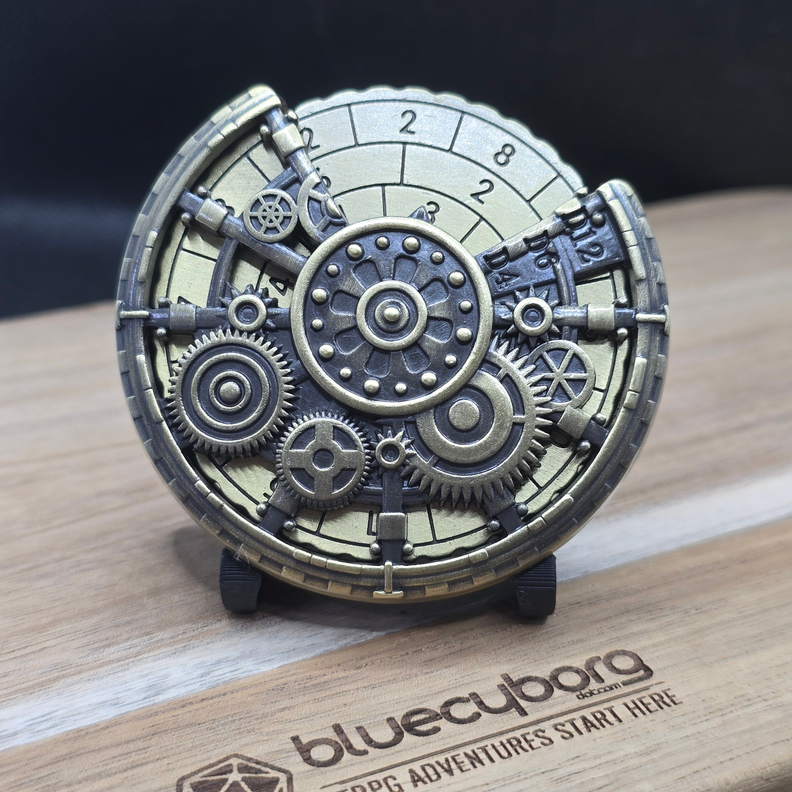 Ancient Steampunk - Metal Dice Spinner