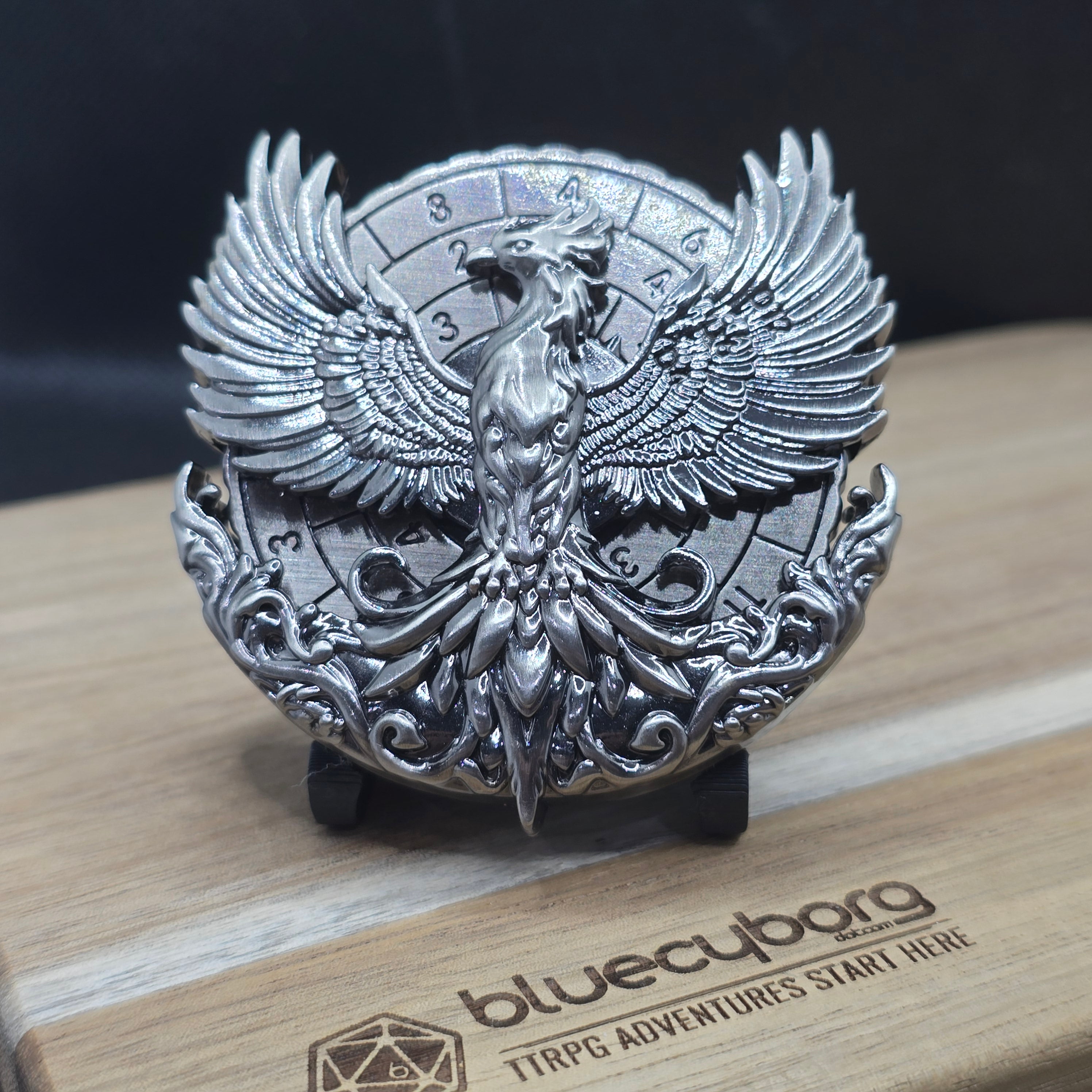 Pyreborn Dial - Metal Dice Spinner