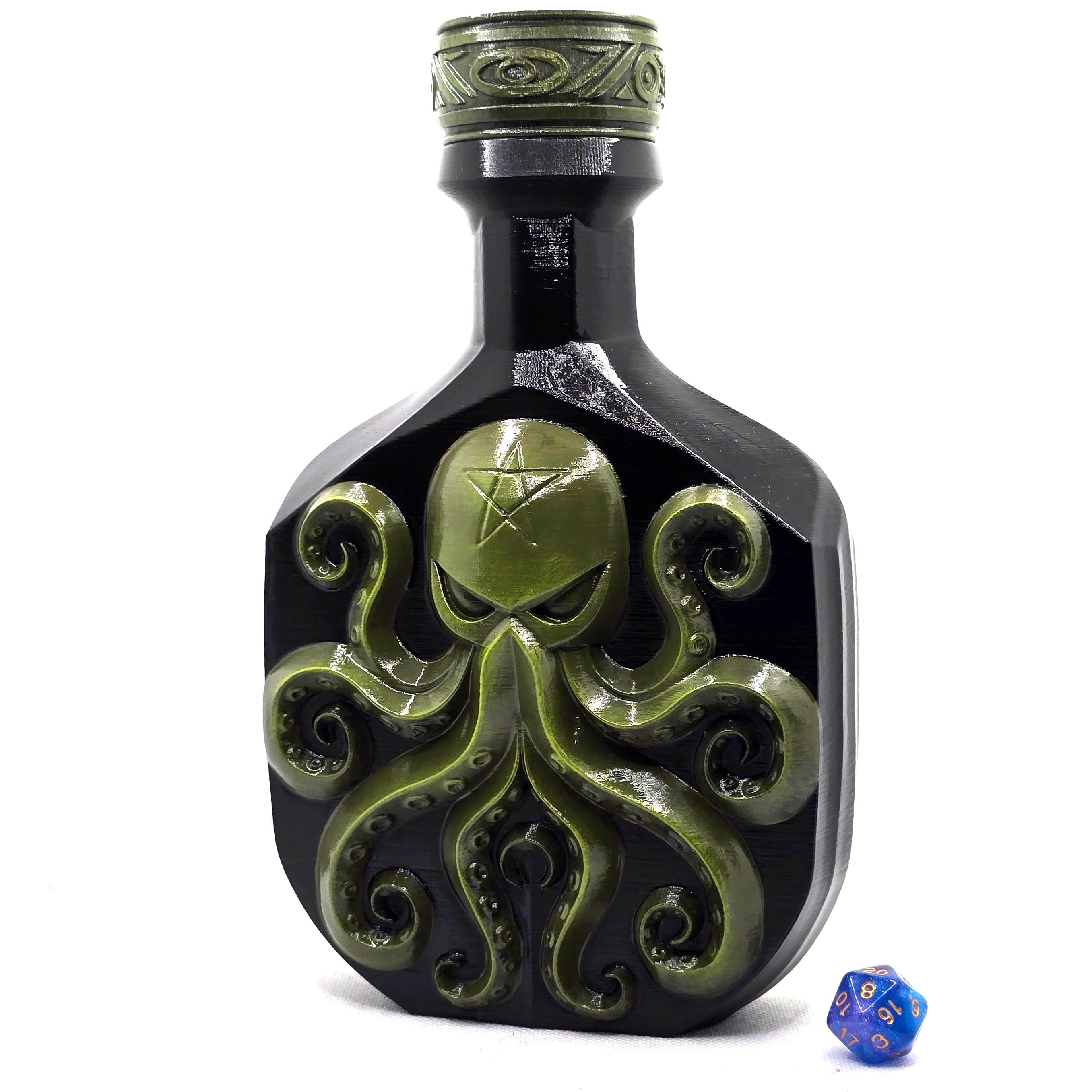 Kraken Potion Bottle Dice Tower With Storage