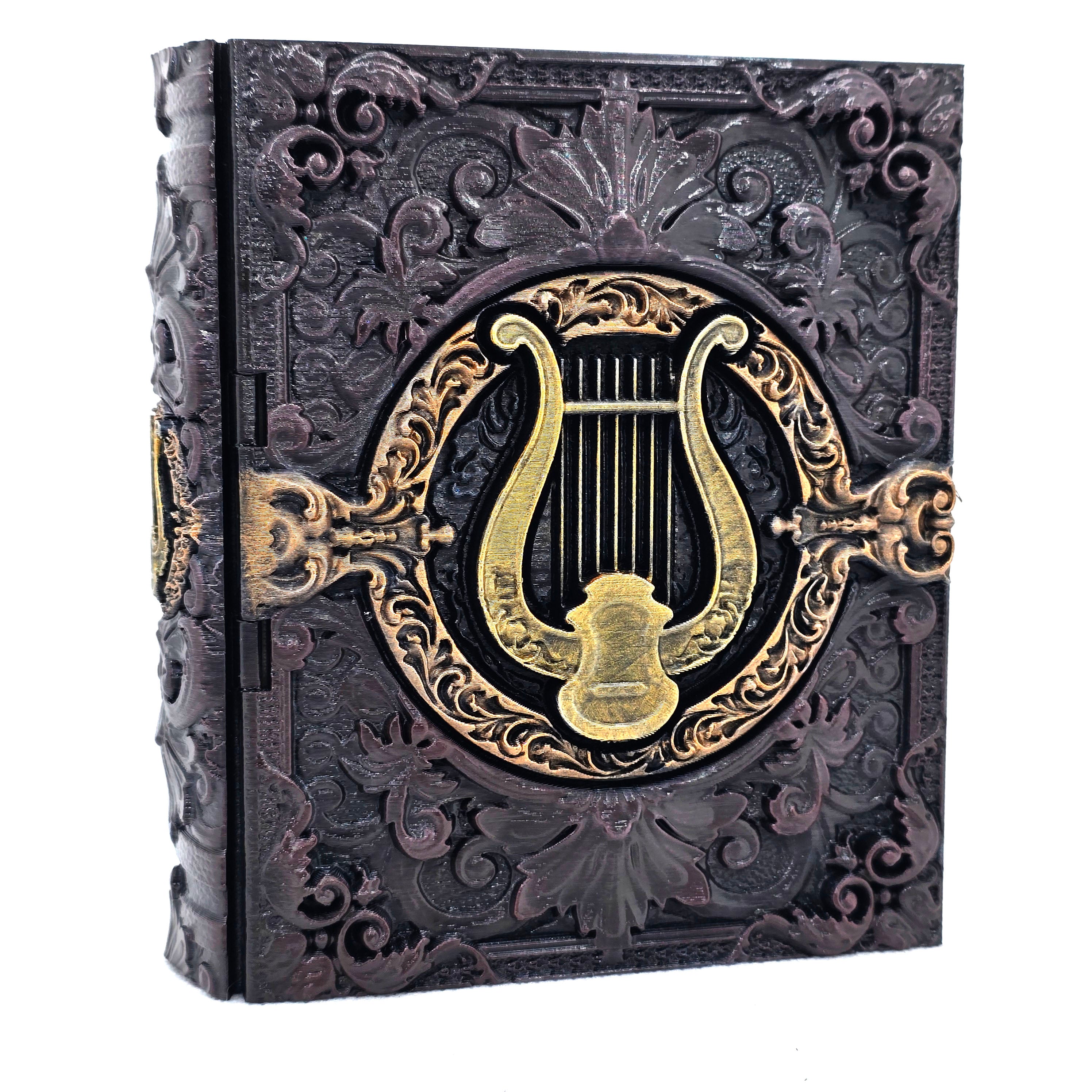 Reforged Bard Tome - Hand Painted Dice Tower / Storage