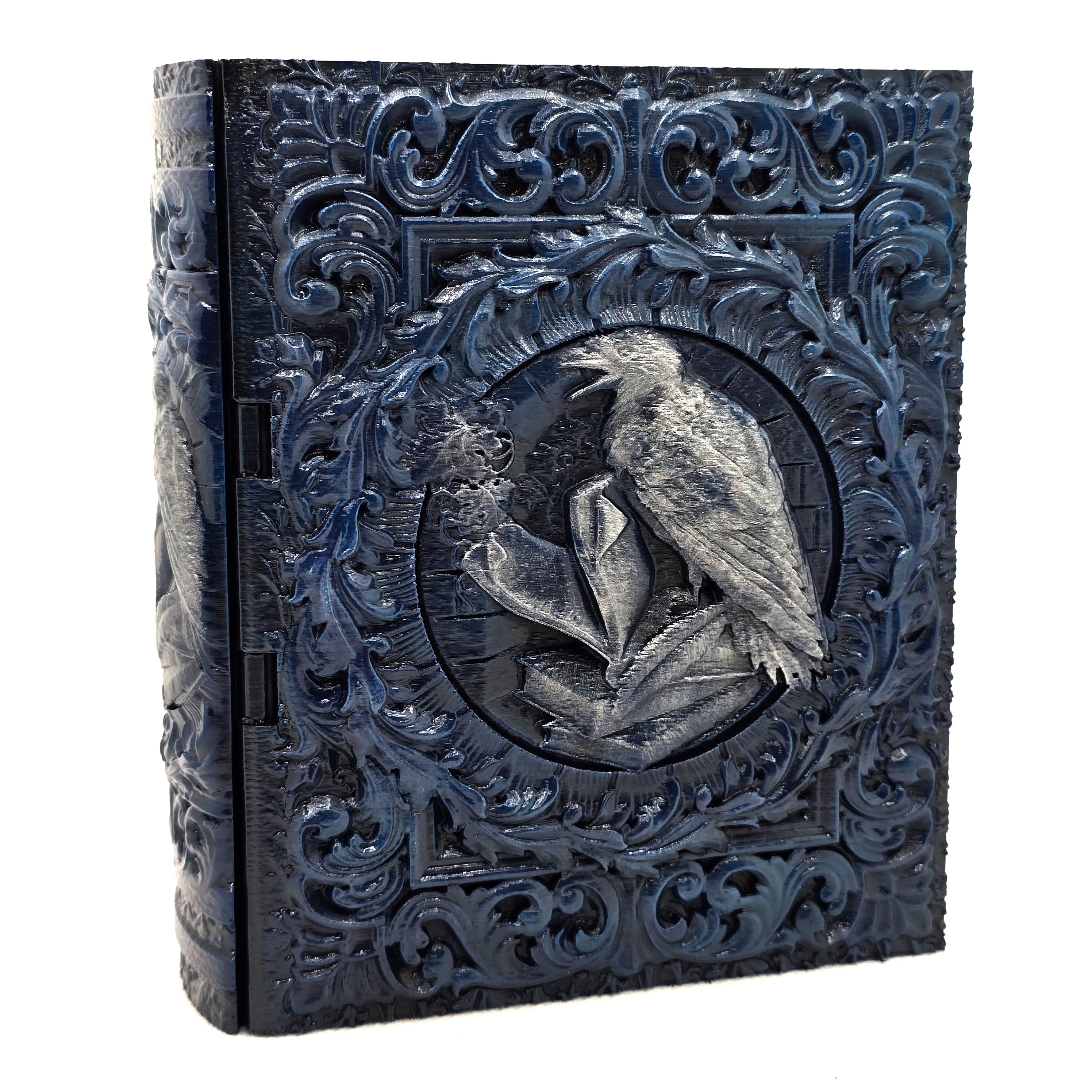 Reforged Nevermore Tome - Hand Painted Dice Tower / Storage