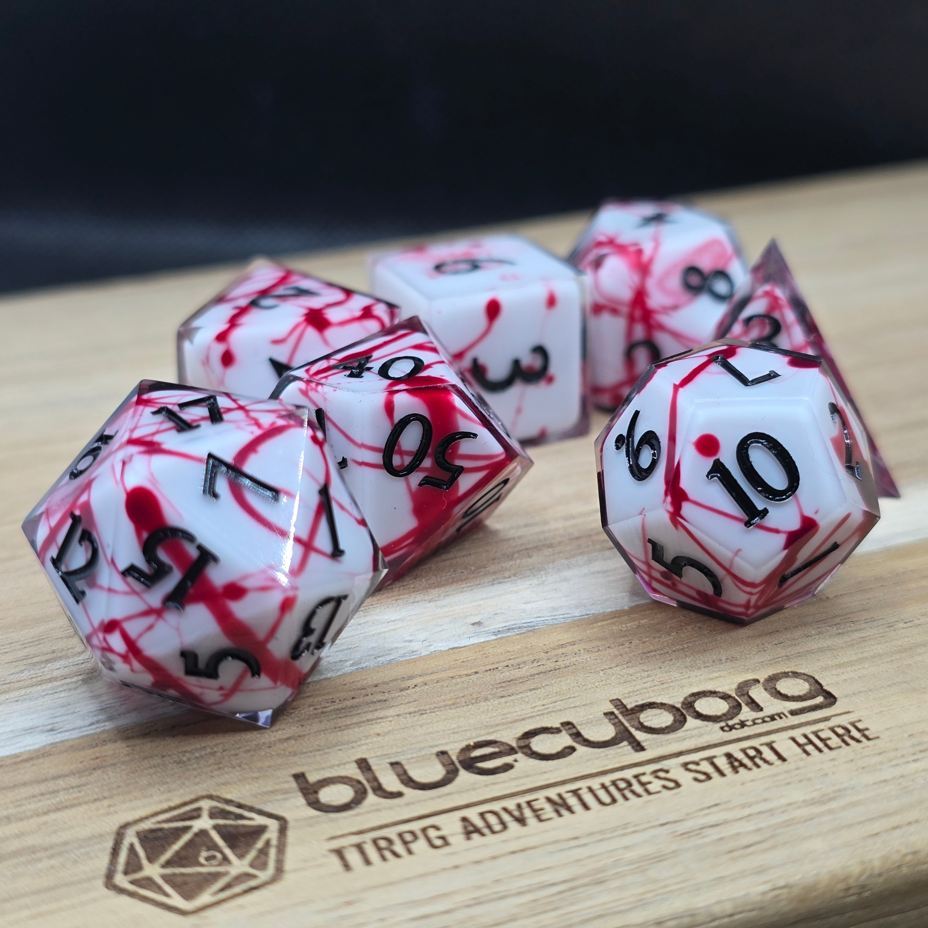 Forensic Scatter - Shell Resin Dice Set
