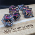 Gas Spore Eye - Moving Eye - Liquid Core Resin Dice Set