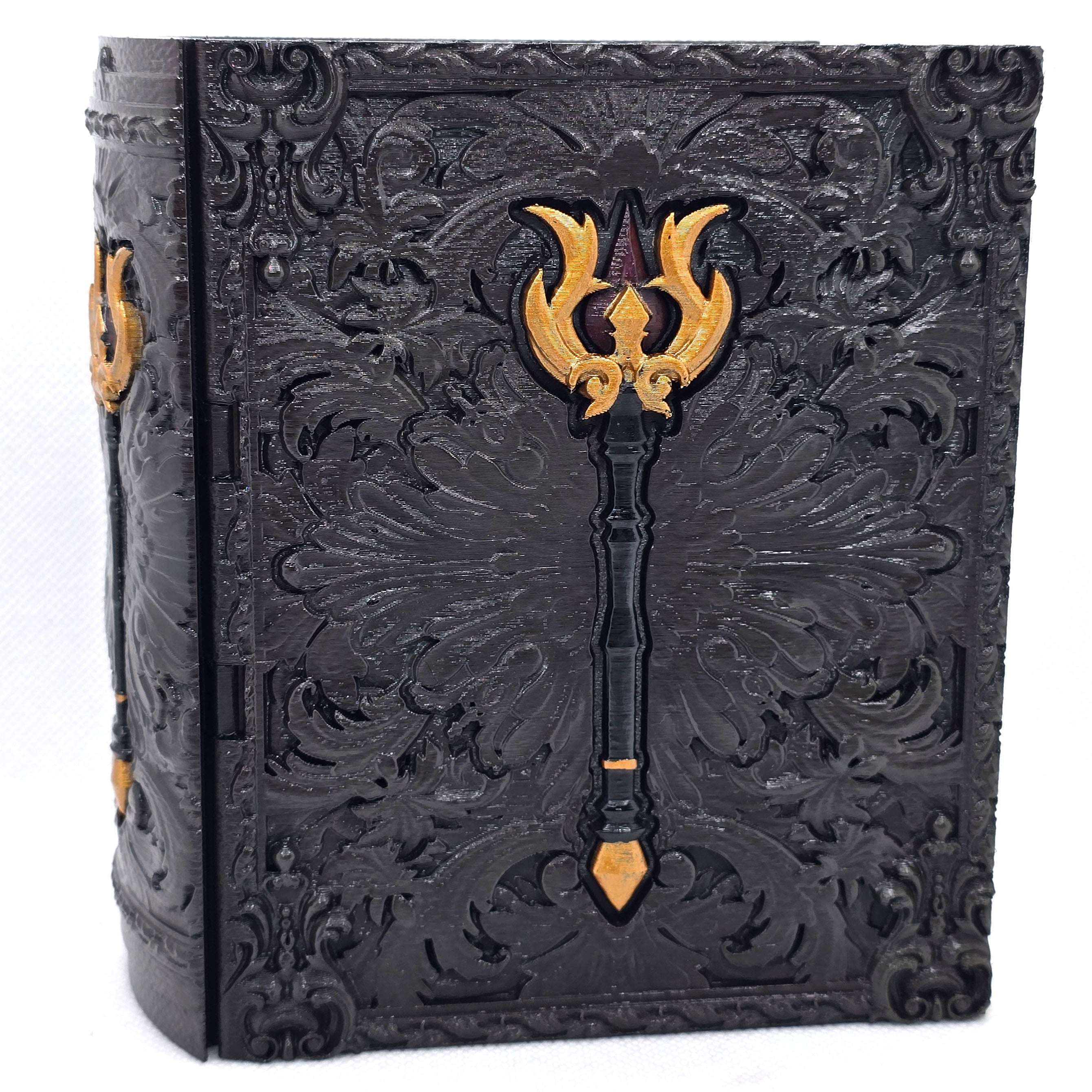 Reforged Sorcerer Tome - Hand Painted Dice Tower / Storage