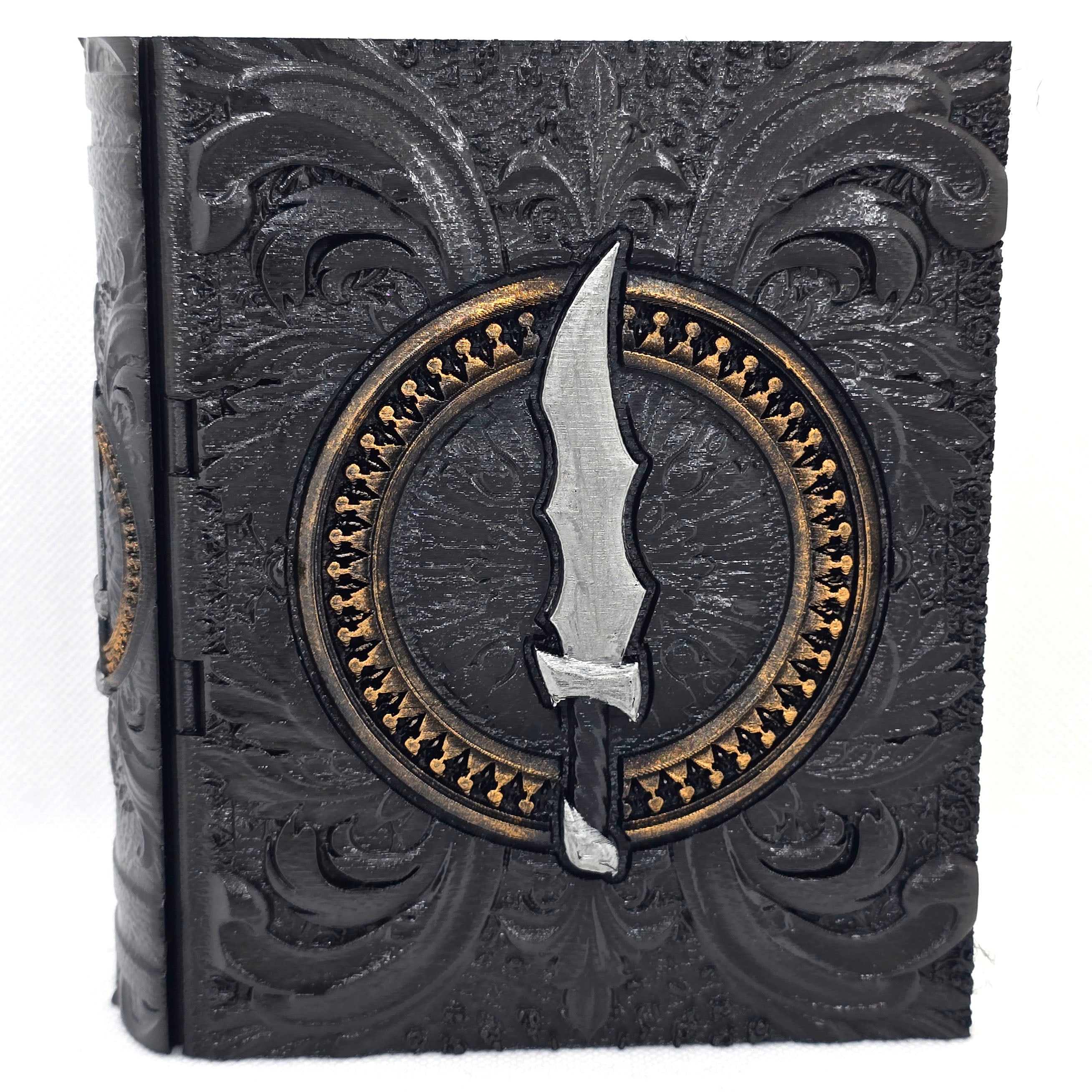 Reforged Rogue Tome - Hand Painted Dice Tower / Storage