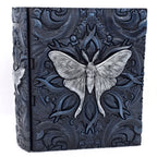 Reforged Lunar Moth Tome - Hand Painted Dice Tower / Storage